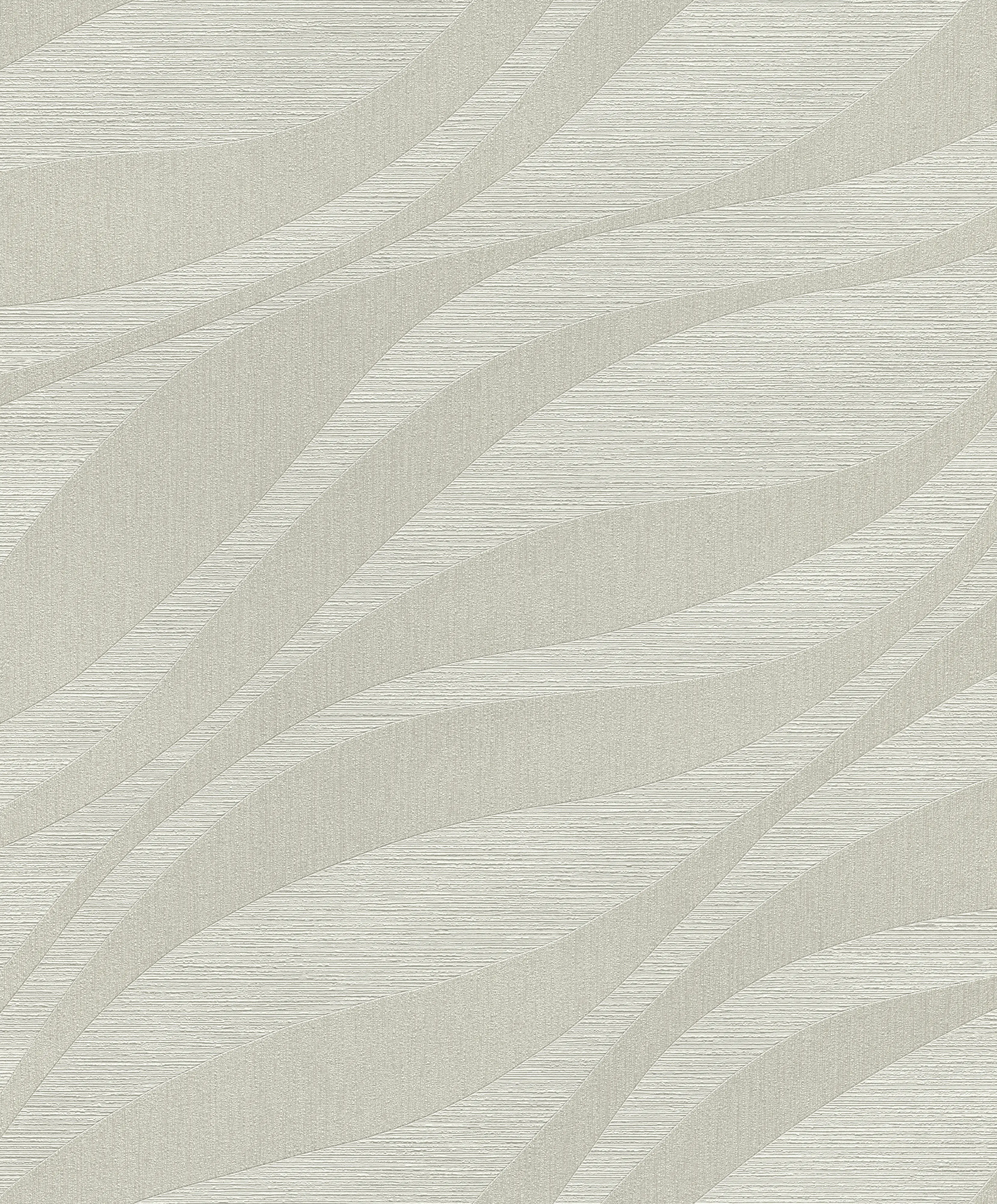 Rasch Vliestapete Muster Wellen beige 10,05 x 0,53 m