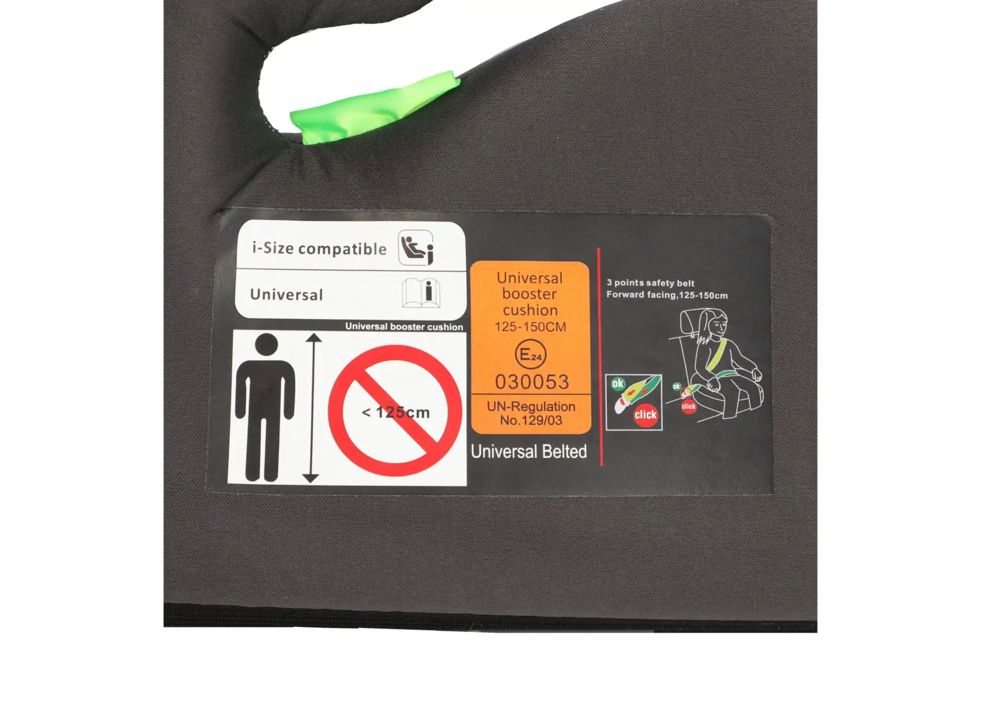 Cartrend Kindersitzerhöhung Kids grau 15-36 kg