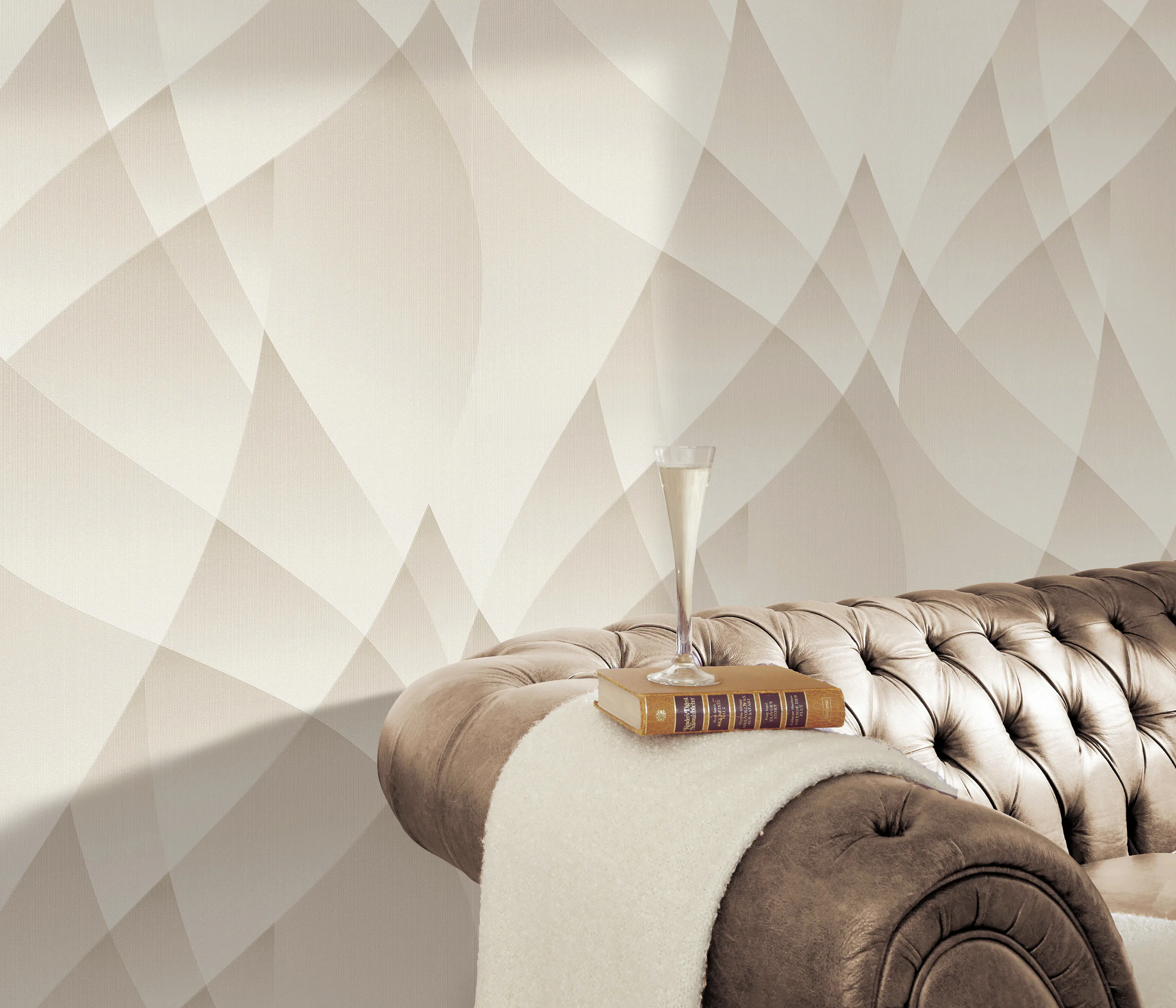 Erismann Vliestapete 10374-02 Fashion for Walls 4 grafisch beige 10,05 x 0,53 m