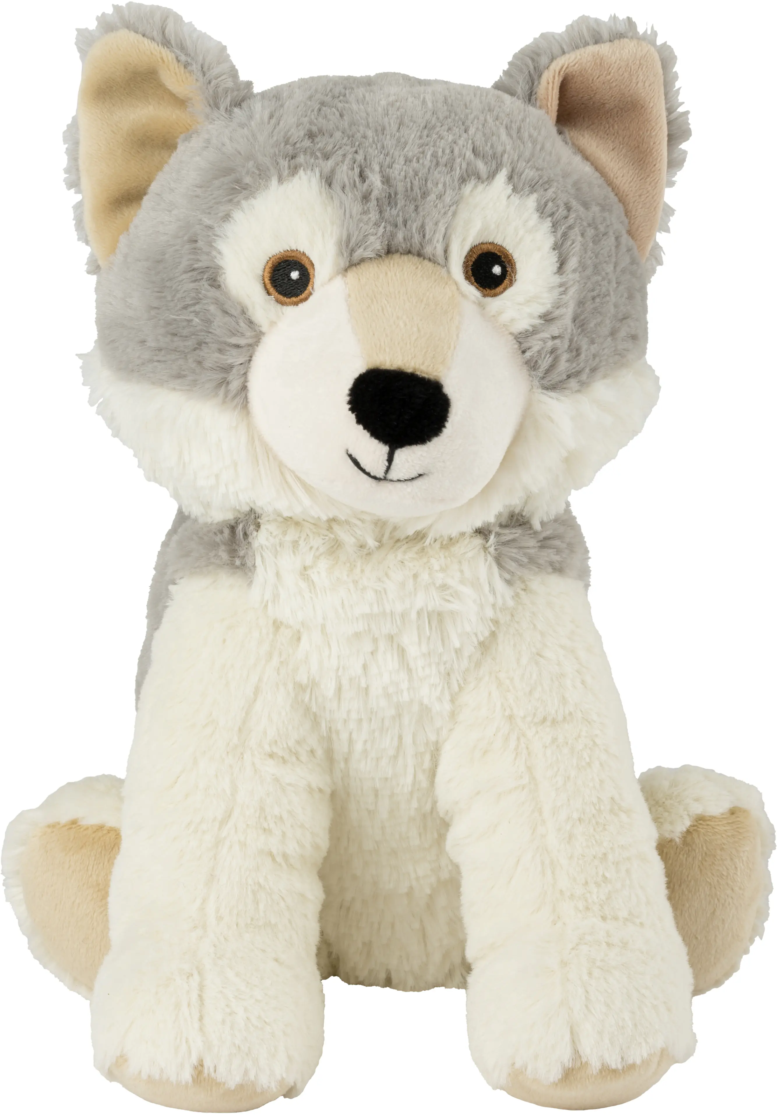 Warmies Wärmekuscheltier Wolf grau 