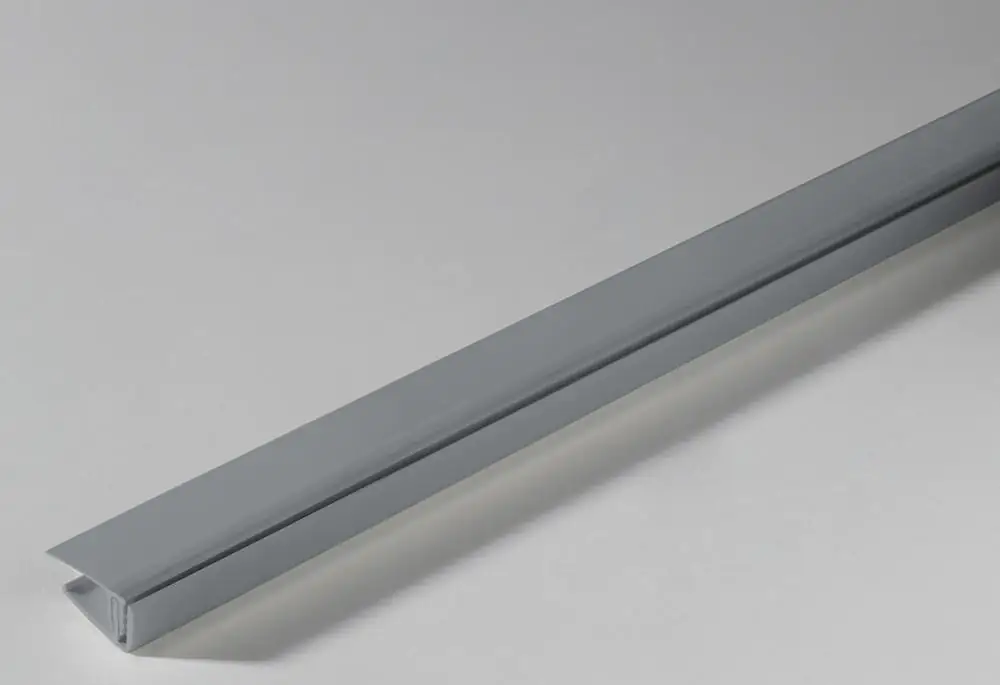 Kunststoff Abschlussprofil Cold grey klippbar 260 cm