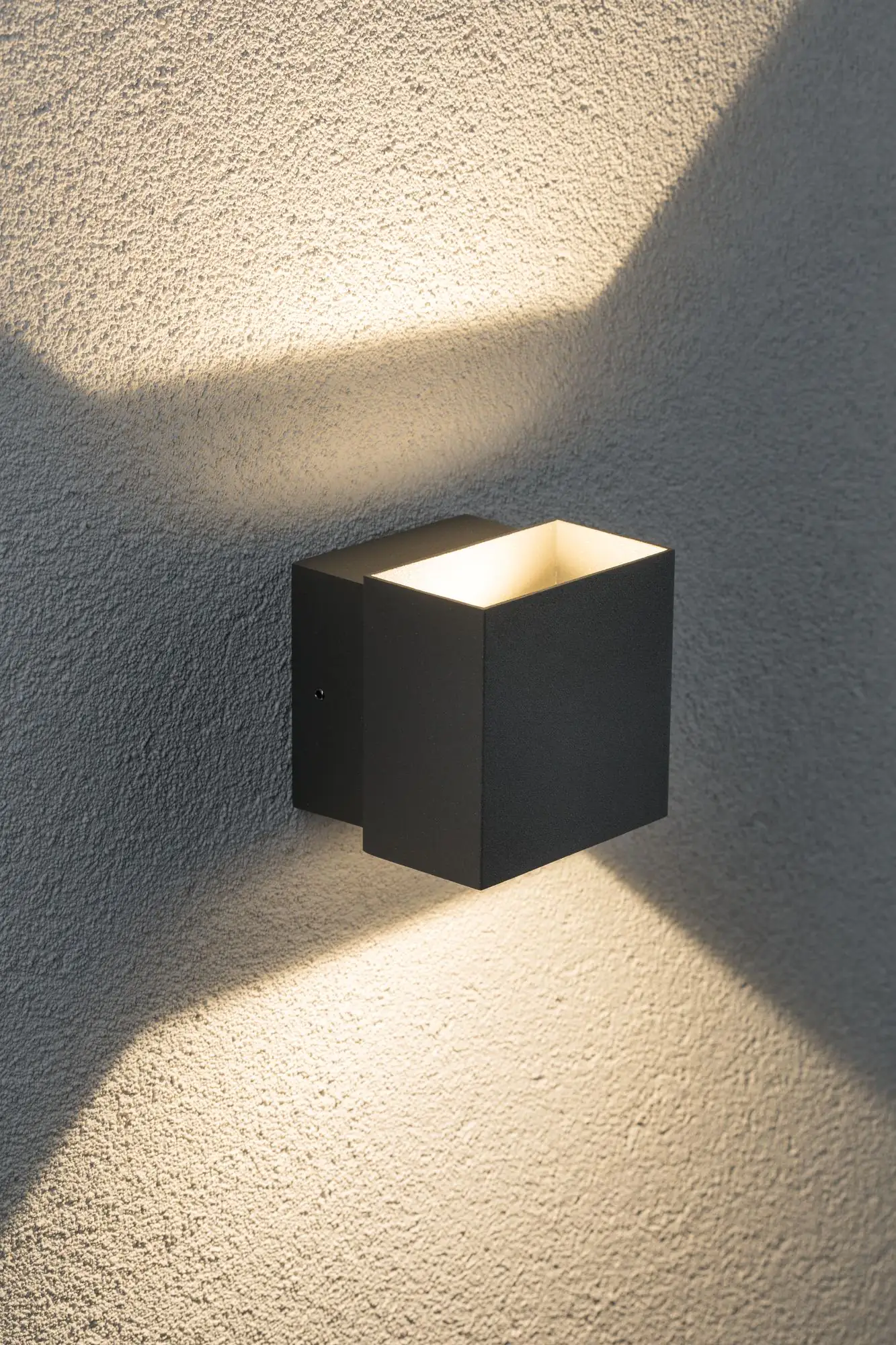 Paulmann Special Line LED Außen-Wandleuchte Cybo grau 10 x 10 cm Up & Down