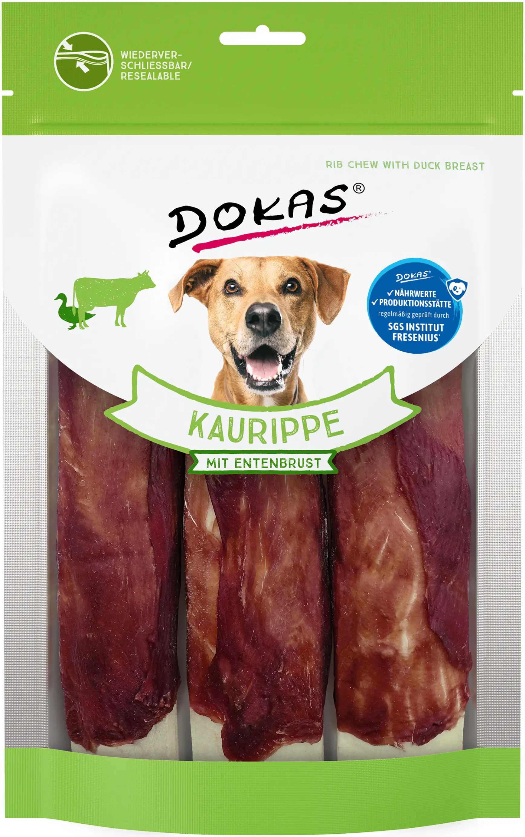 Dokas Kaurippe mit Entenbrust 210 g, 3 Stück