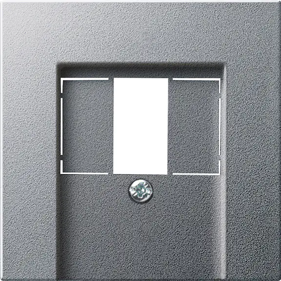 Gira TAE-Abdeckung E2, aluminium, 027626