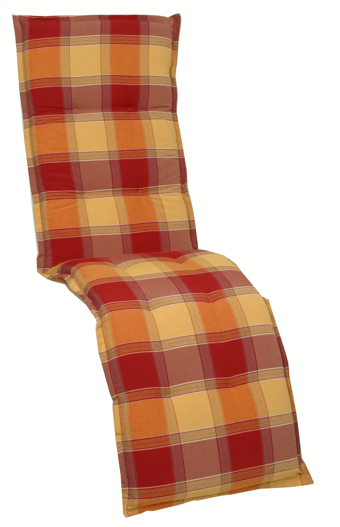 GO-DE Relax-Auflage Classic 170 x 50 x 7 cm, rot kariert