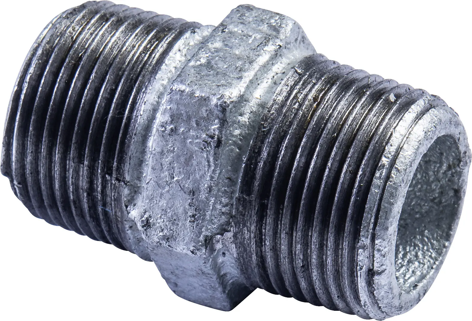 Meister Cornat Temperguß Doppelnippel 3/4", verzinkt