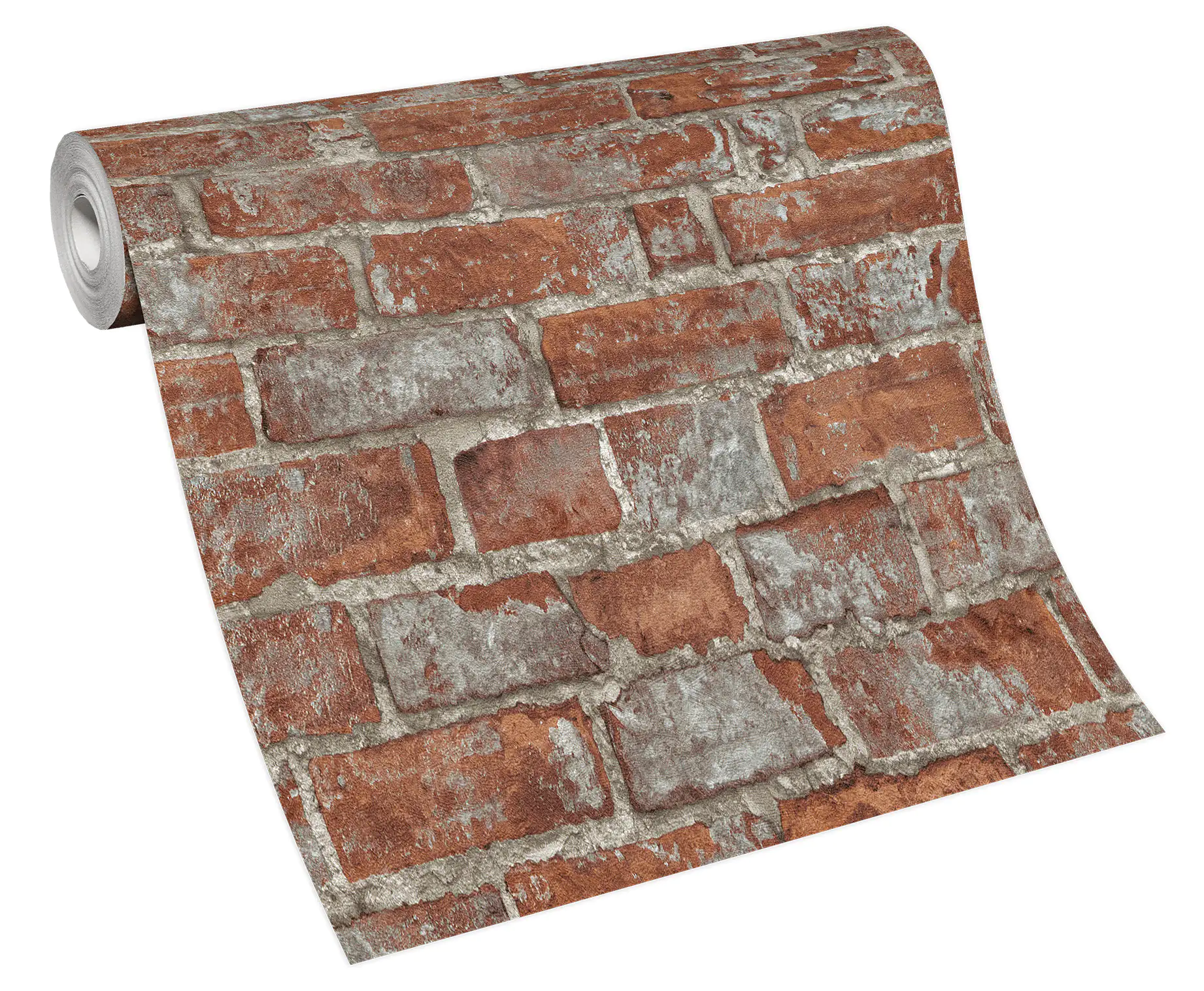 Erismann Vliestapete 6318-06 Imitations holz stein rot 10,05 x 0,53 m