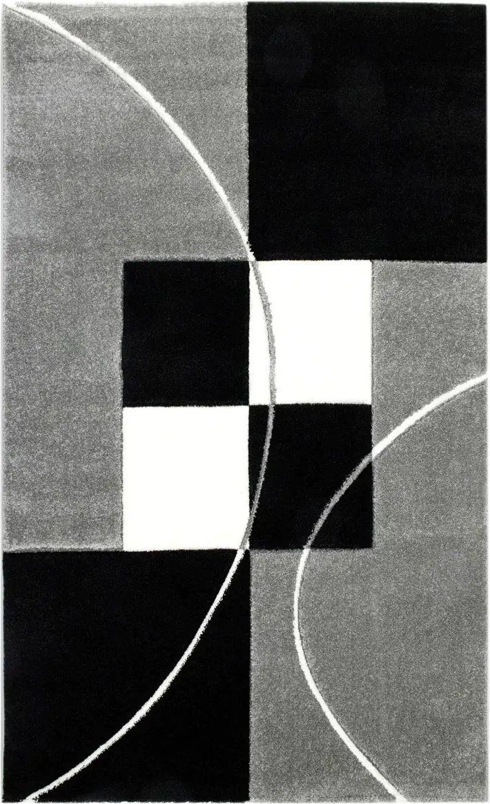 Teppich Florida Prada, schwarz, 160 x 230 cm