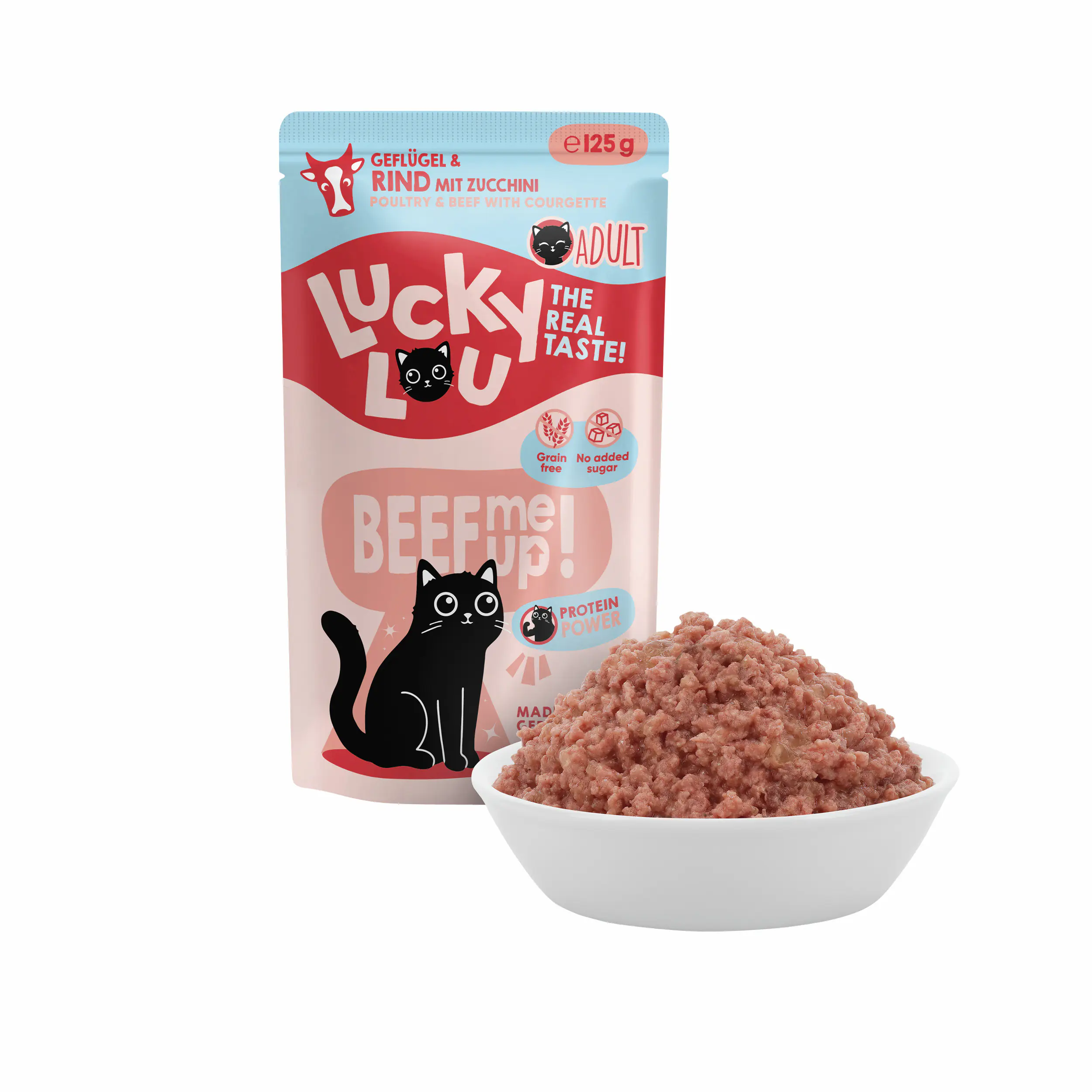 Lucky Lou Lifestage Adult Geflügel und Rind 125g