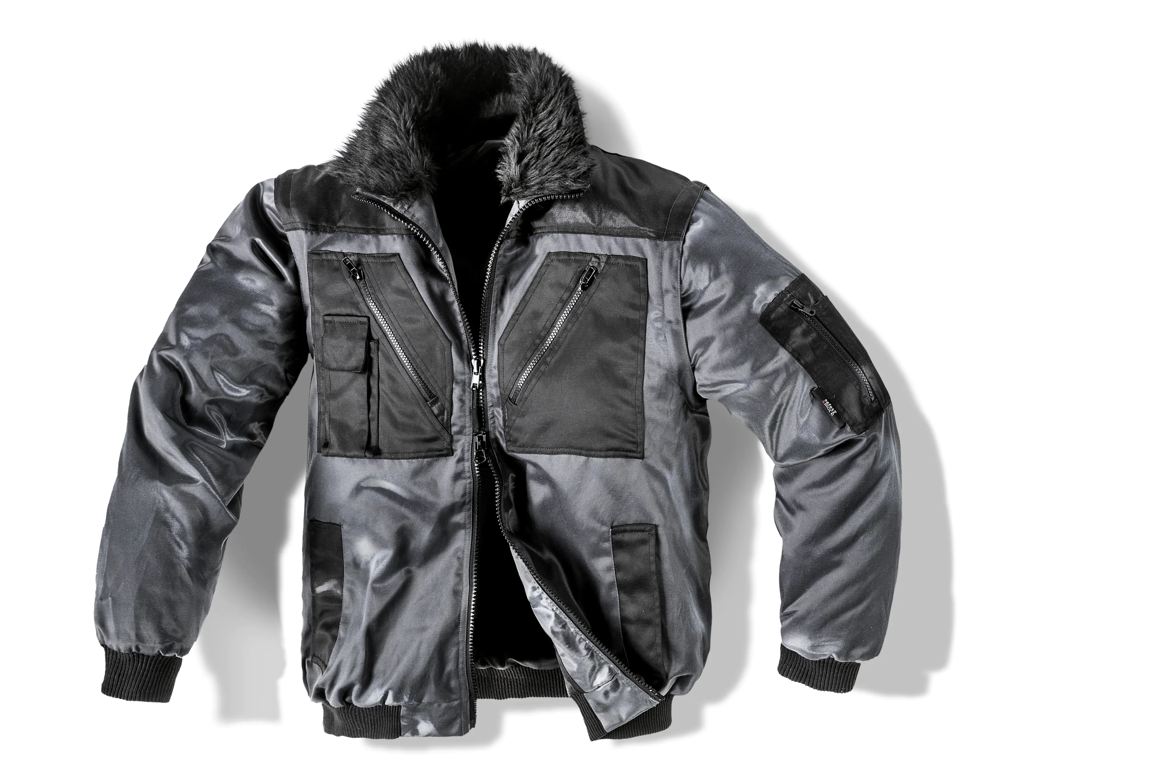 safety&more Pilotenjacke GALAXY anthrazit/schwarz