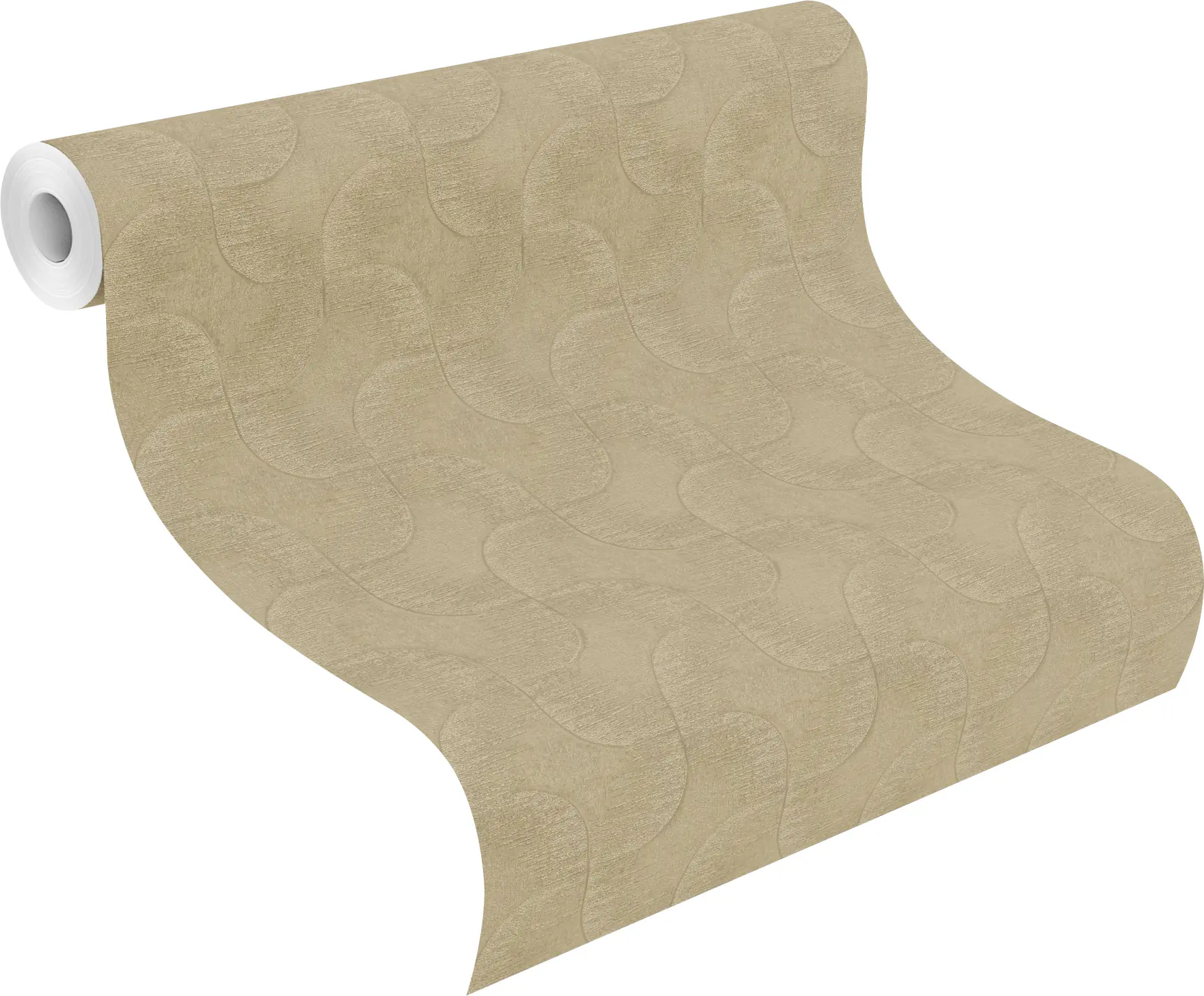 Rasch Vliestapete Muster Grafik Sky Lounge gold 10,05 x 0,53 m