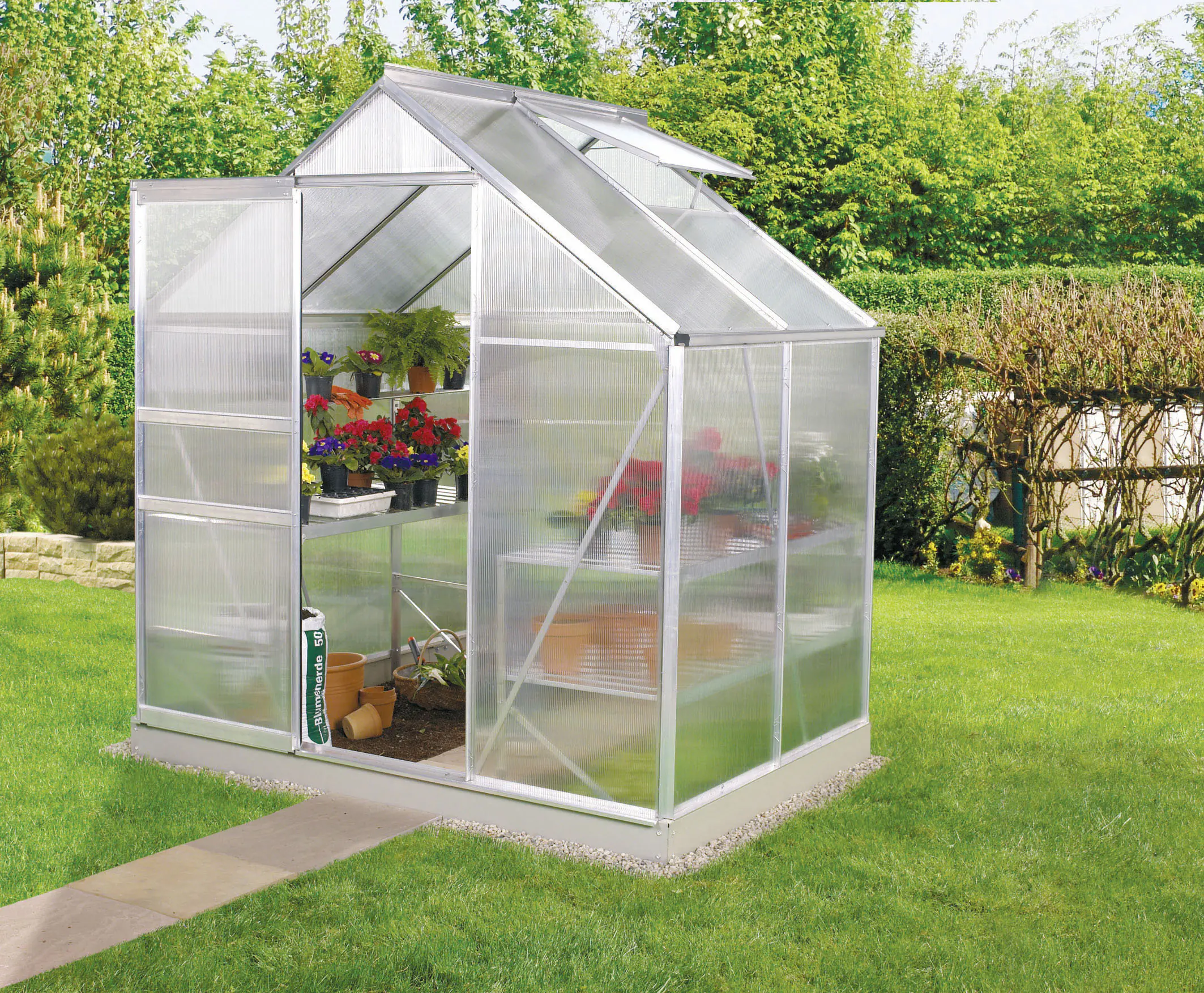 Vitavia Gewächshaus Venus 2500 192 x 130 cm 6 mm HPK
