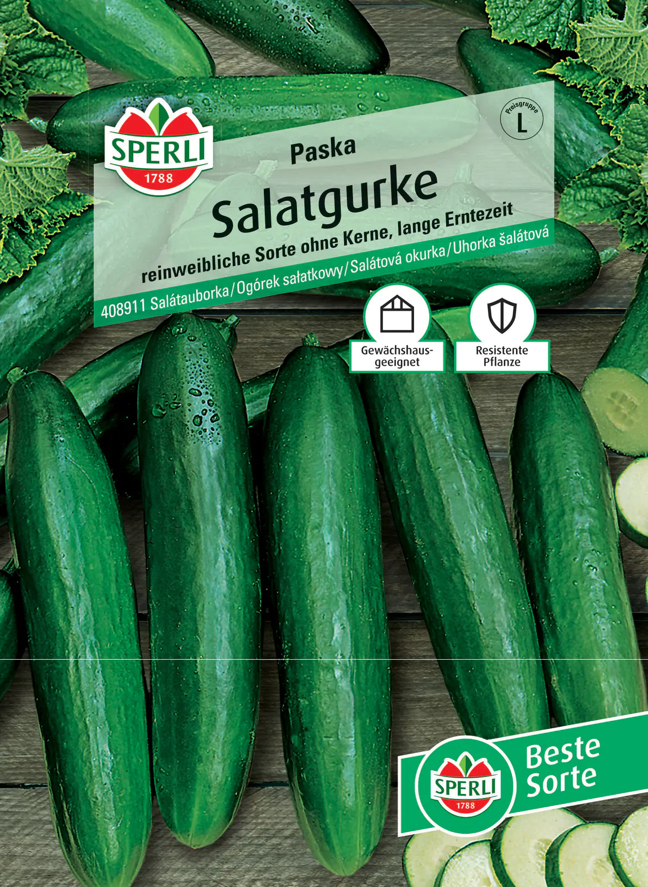 Sperli Salatgurke Paska F1
