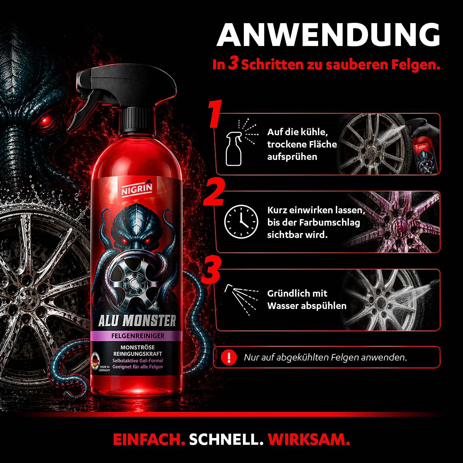 Nigrin Felgenreiniger Alu Monster 1 L