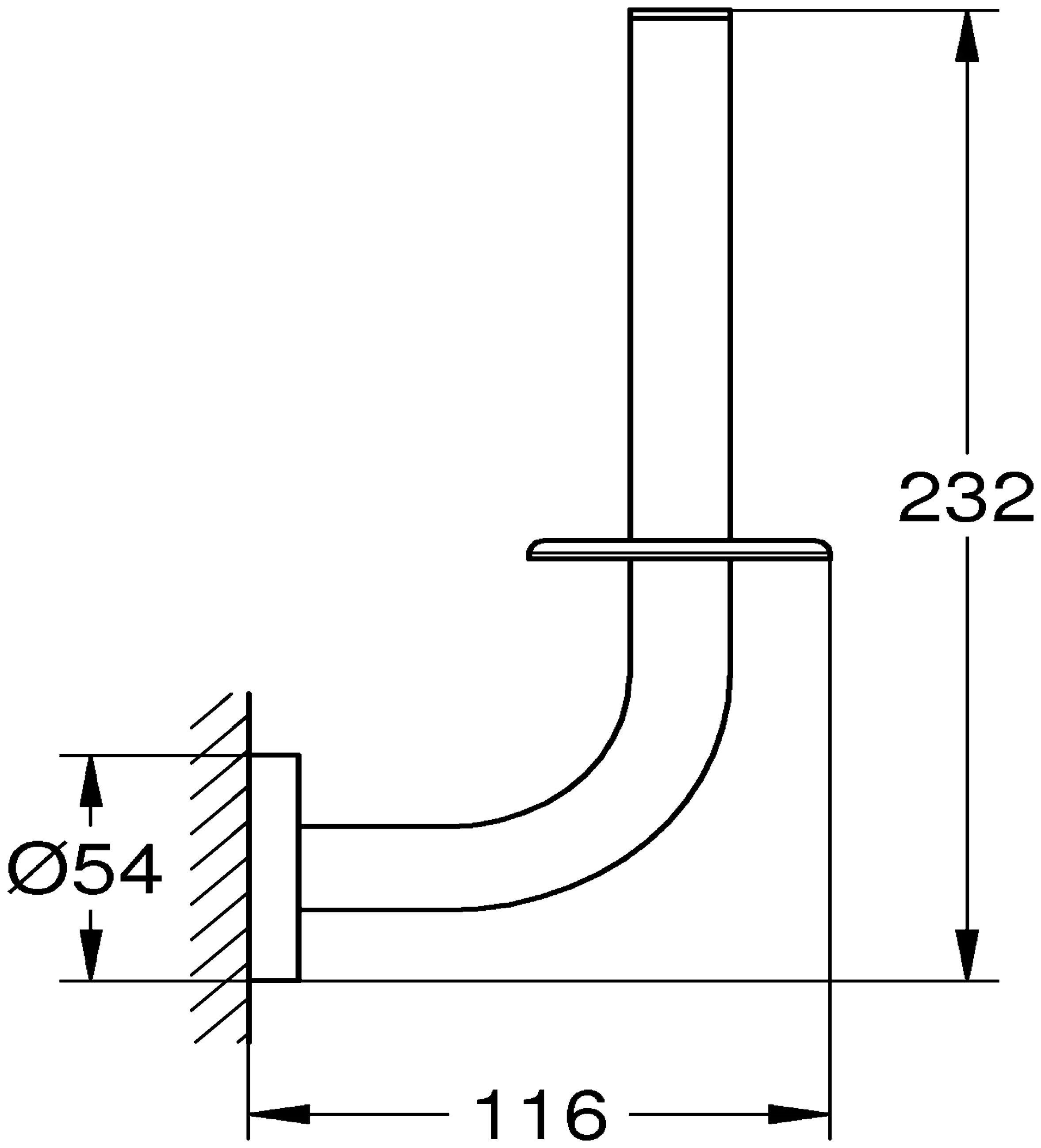 Grohe Reservierpapierhalter chrom klebbar