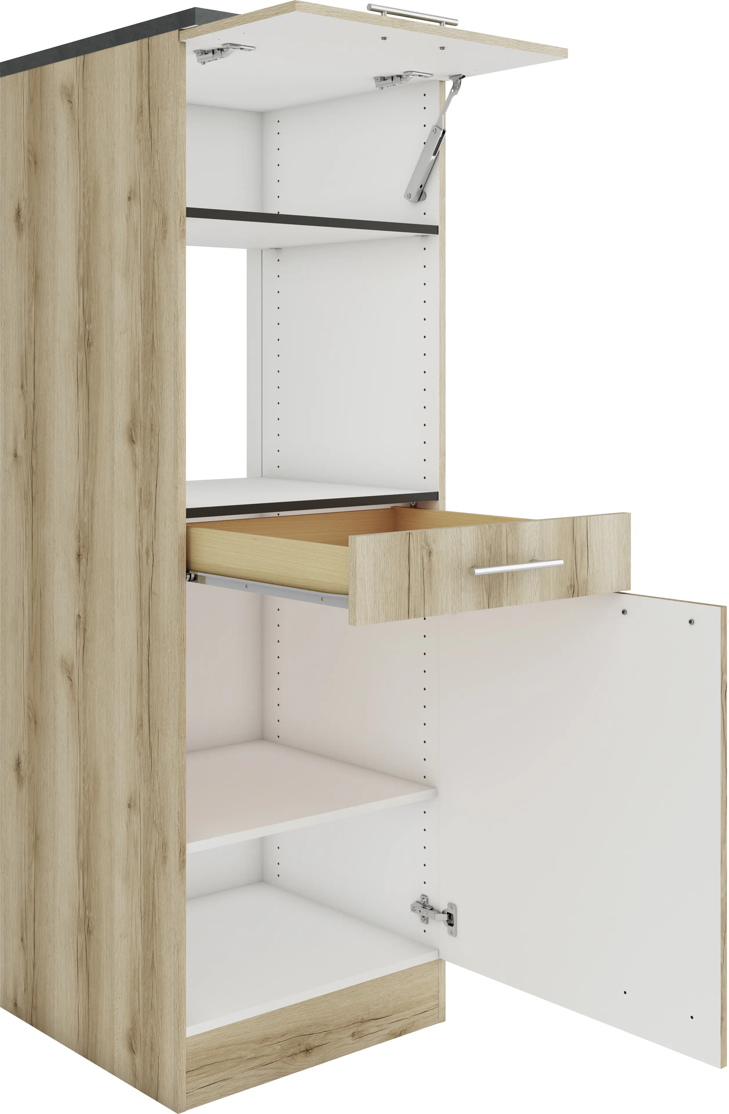 Optifit Midischrank Livorno 290 anthrazit 60 cm