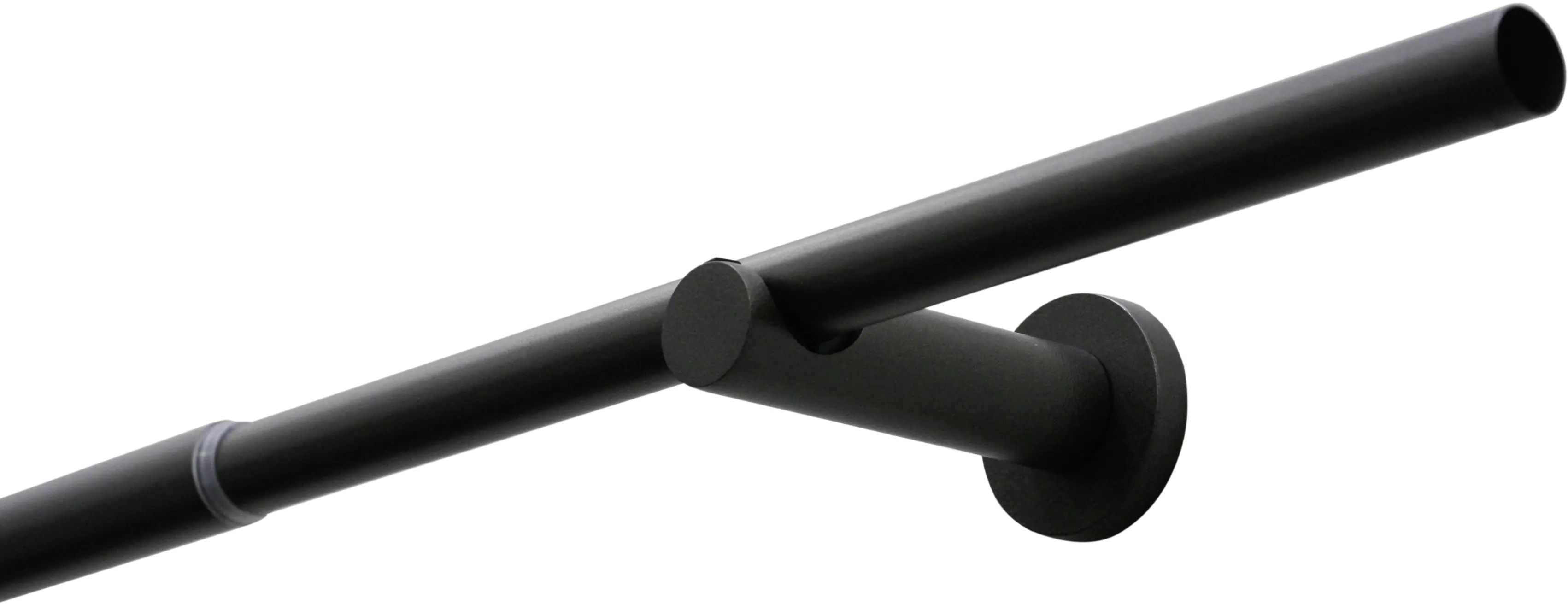 Gardinia Gardinenstangen-Set Sol Ø 16-19 mm schwarz 120-210 cm