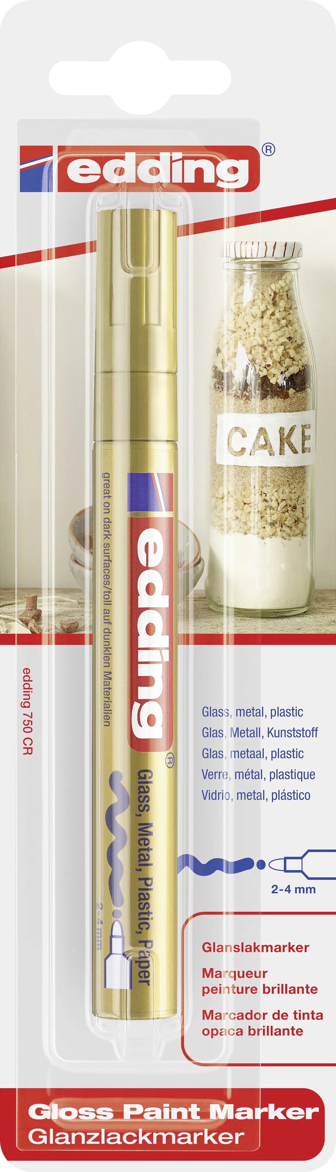 edding 750 Lackmarker gold 2 - 4 mm