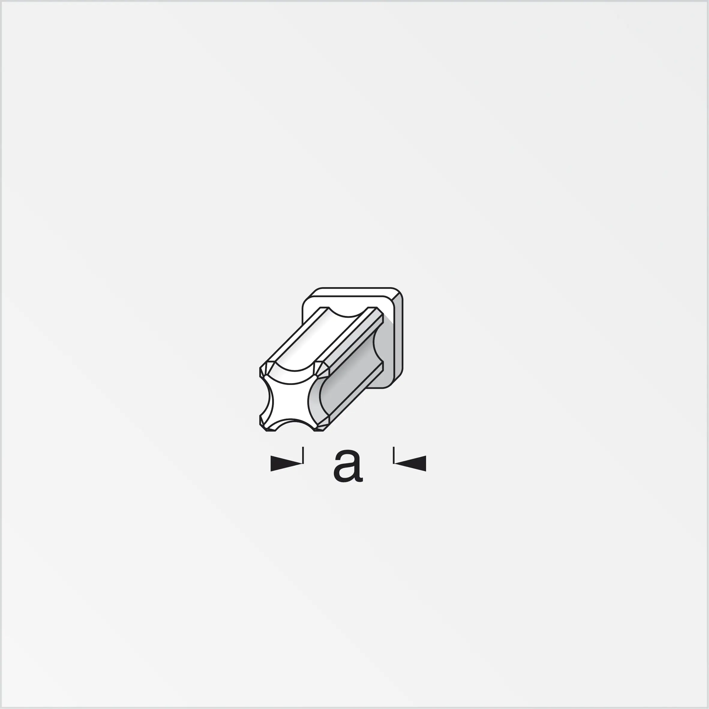 alfer Abschlusskappe 7.5 mm 7.5 mm PVC (Kunststoff) glatt schwarz