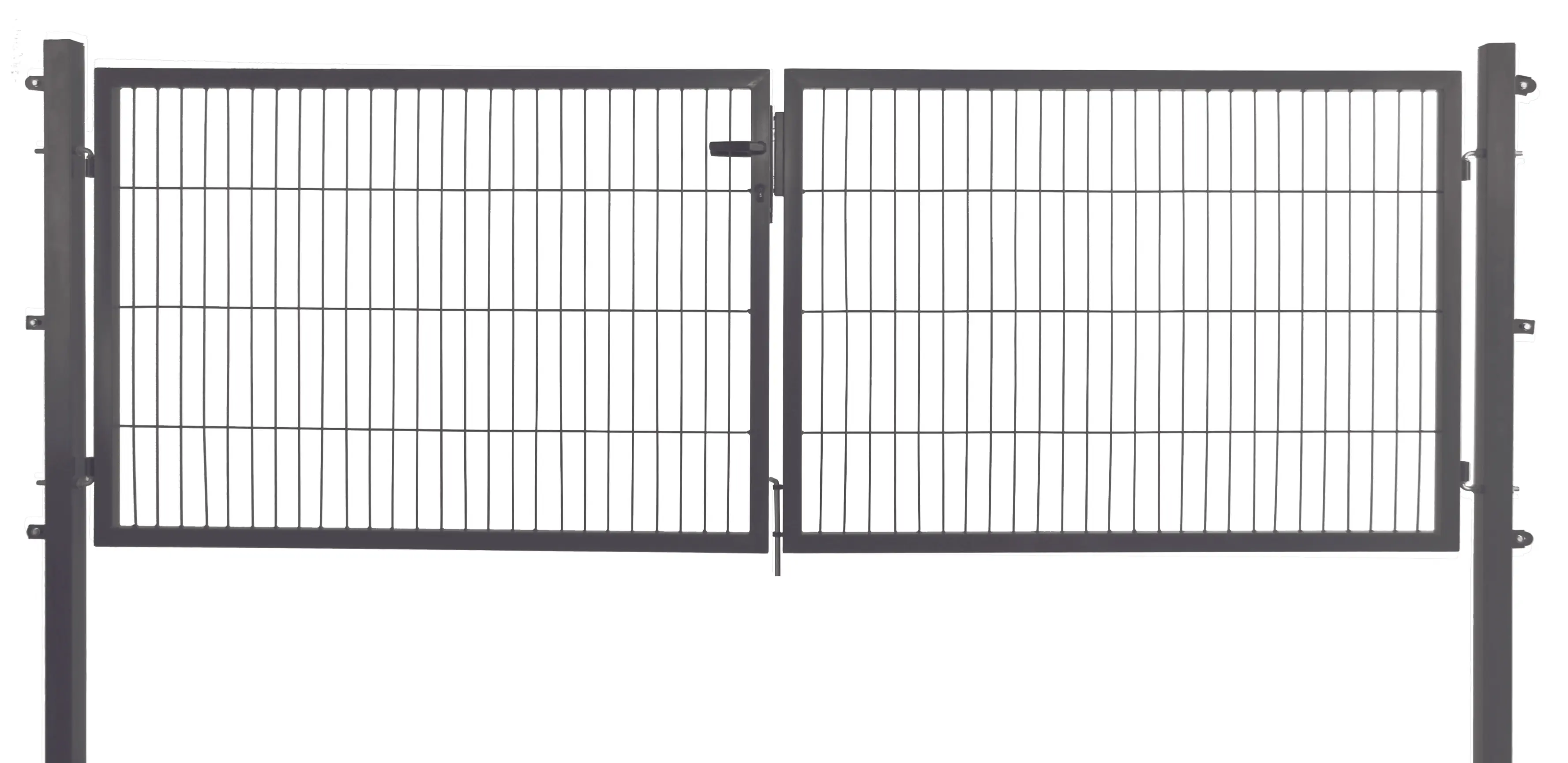 Floraworld Gartentor doppelflügelig Comfort 300 x 80 cm anthrazit