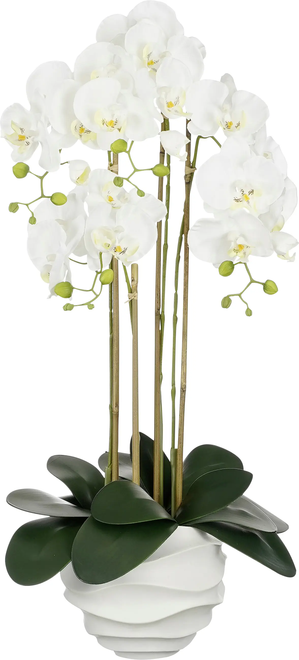Mica Kunstpflanze Phalaenopsis weiß 82 cm