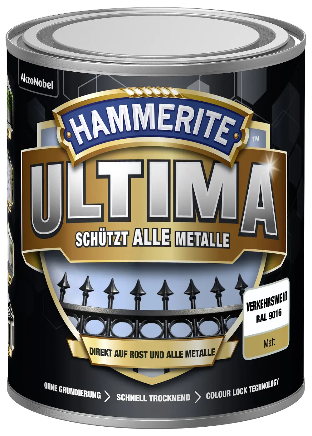 Hammerite Metallschutzlack ULTIMA 750 ml weiß matt
