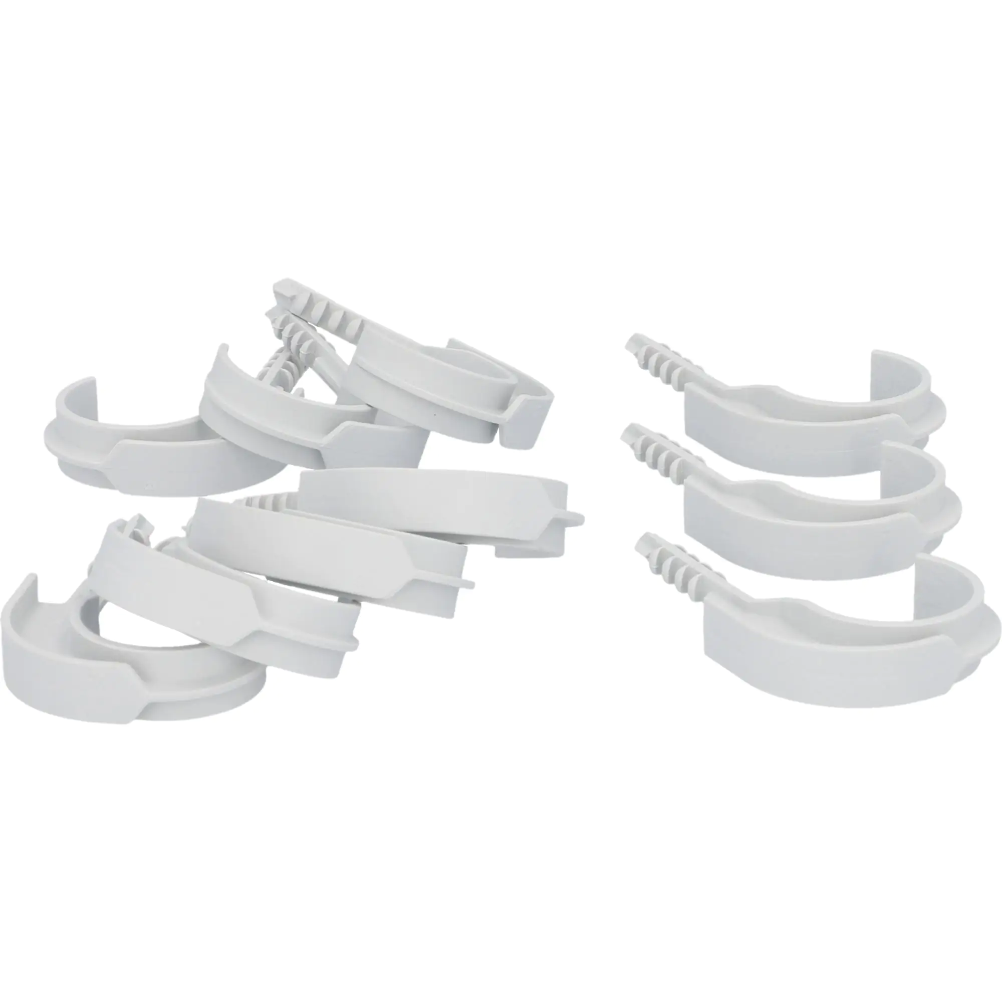 Einzelsteckschelle 25-32mm weiß 10x