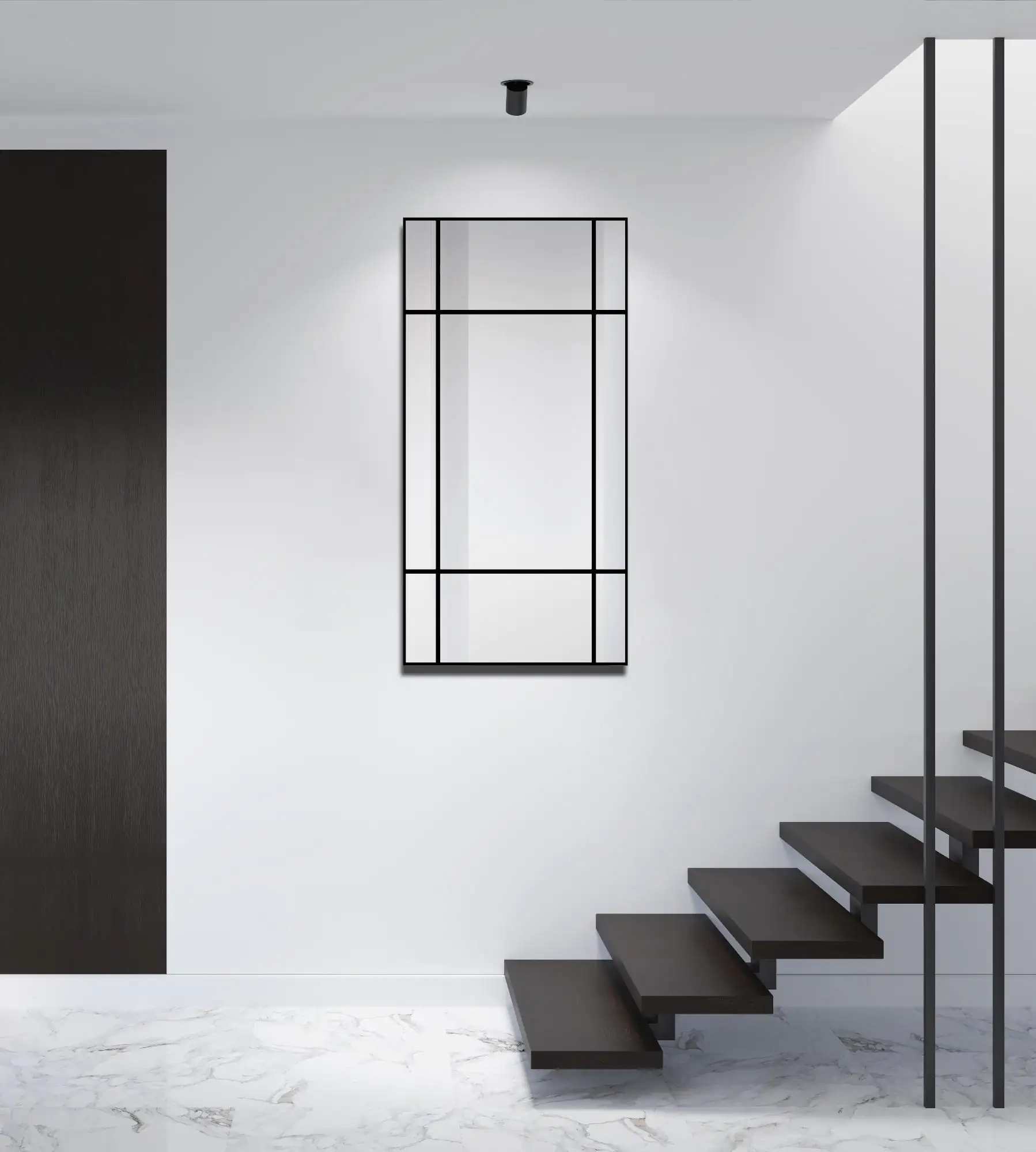 DSK Design Spiegel Black Loftstyle 60x120 cm, schwarz
