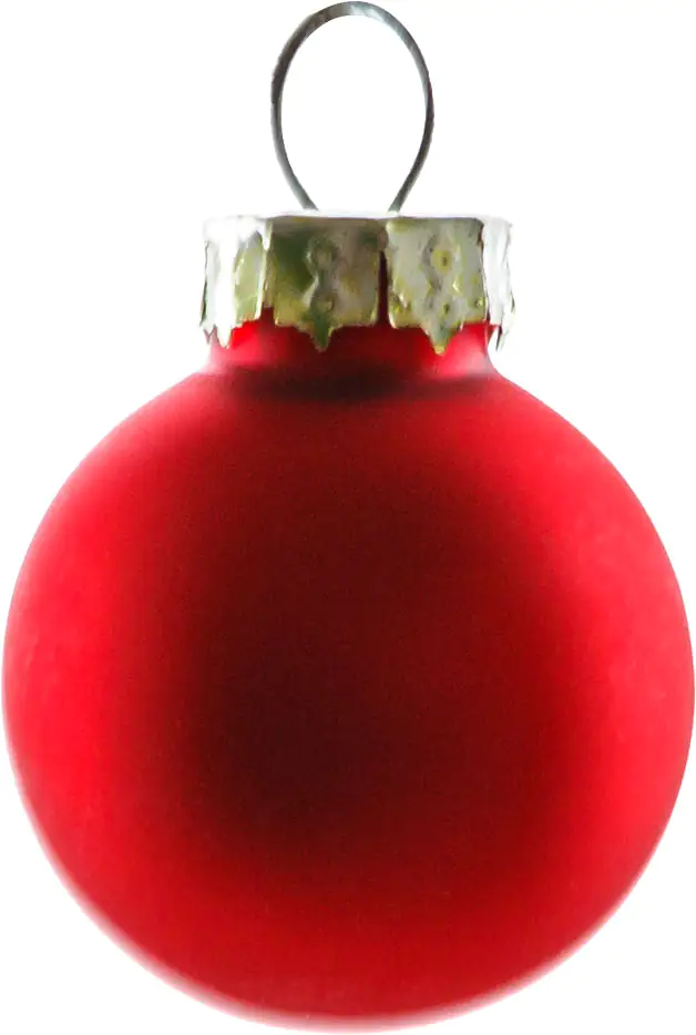 TrendLine Weihnachtskugeln aus Glas Ø 2,5 cm rot 24 Stück
