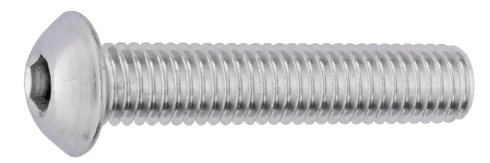 Connex Gewindeschrauben M6 x 40 mm Sechskant Innen 4 mm - 8 Stück Edelstahl