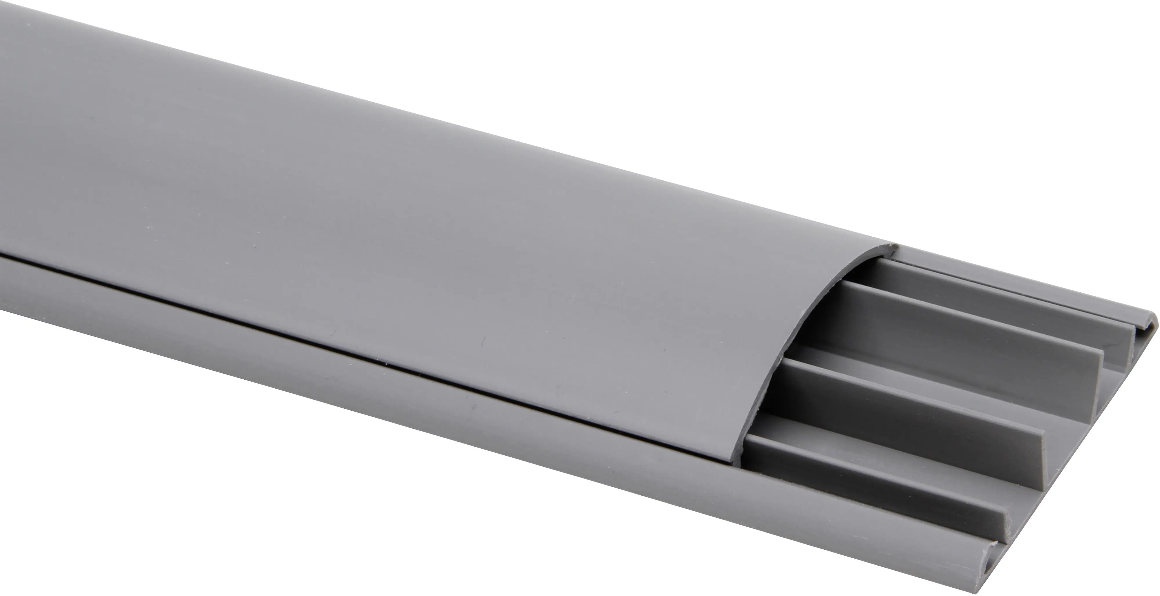 REV Bodenkanal Kunstoff 2 m grau 60 x 15 mm