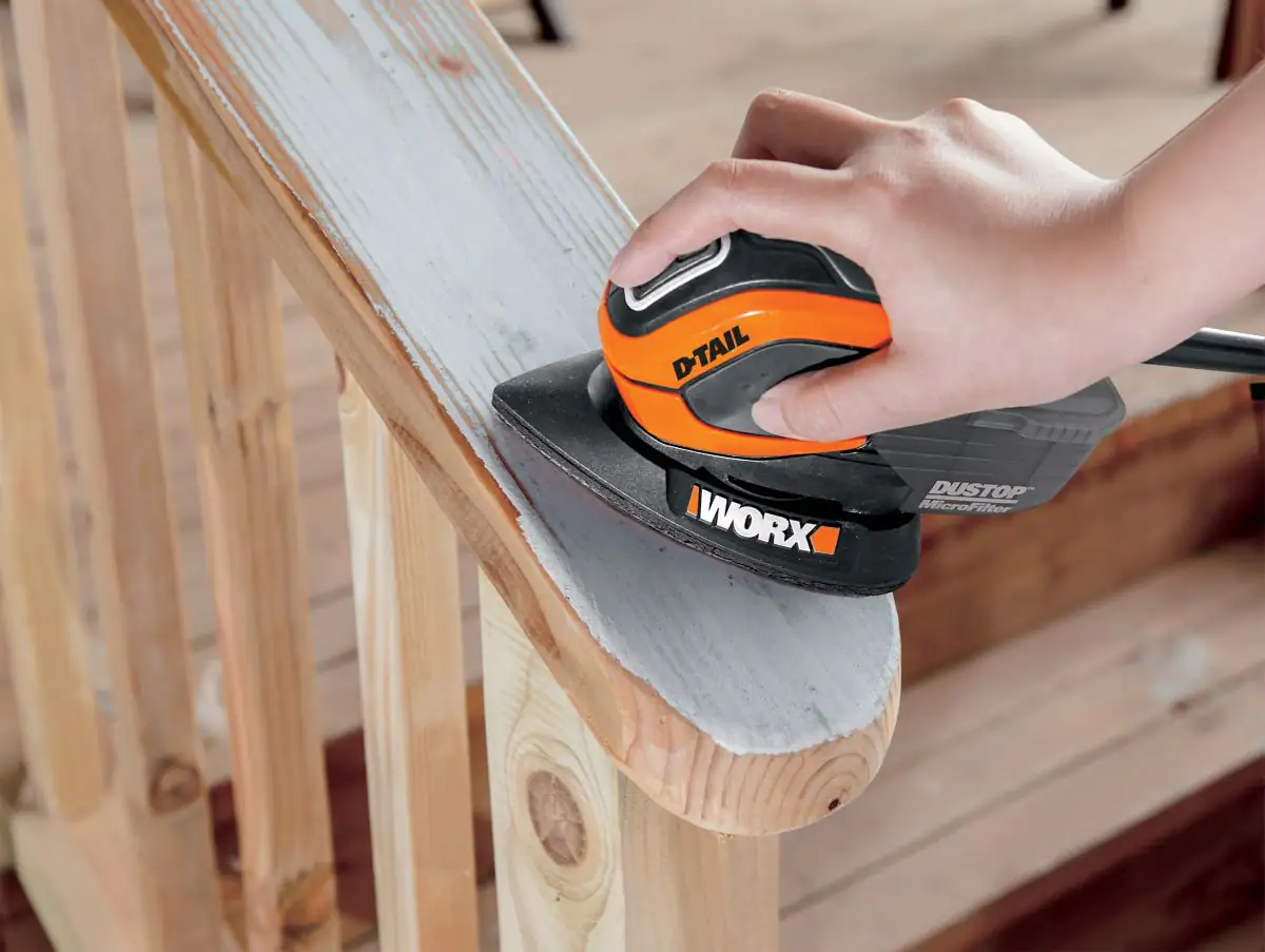 Worx Multischleifer WX648 inkl. 9 Klettverschluss-Schleifpapier
