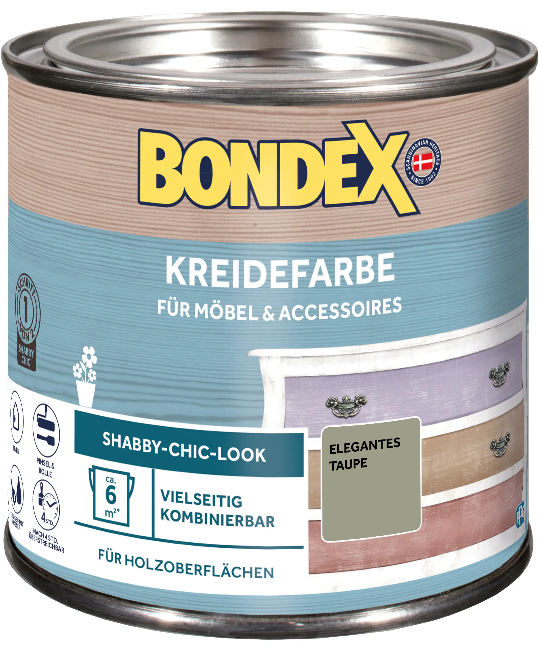 Bondex Kreidefarbe 500 ml elegantes taupe