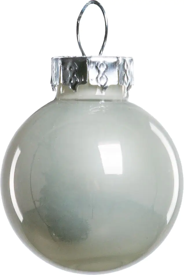 TrendLine Weihnachtskugeln aus Glas Ø 2,5 cm weiß 24 Stück