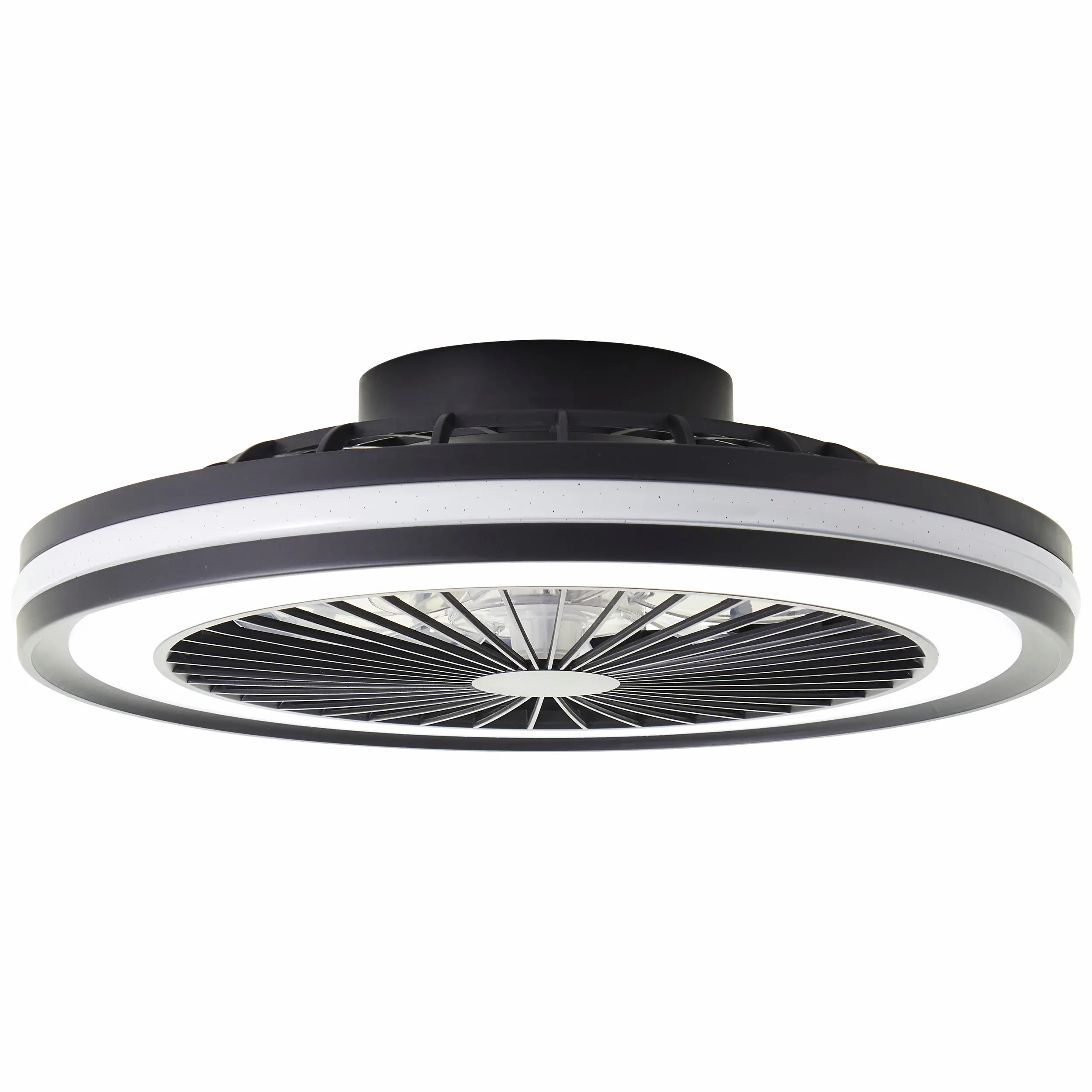 Brilliant LED Deckenventilator Palmero Ø 46,5 cm 40 W schwarz