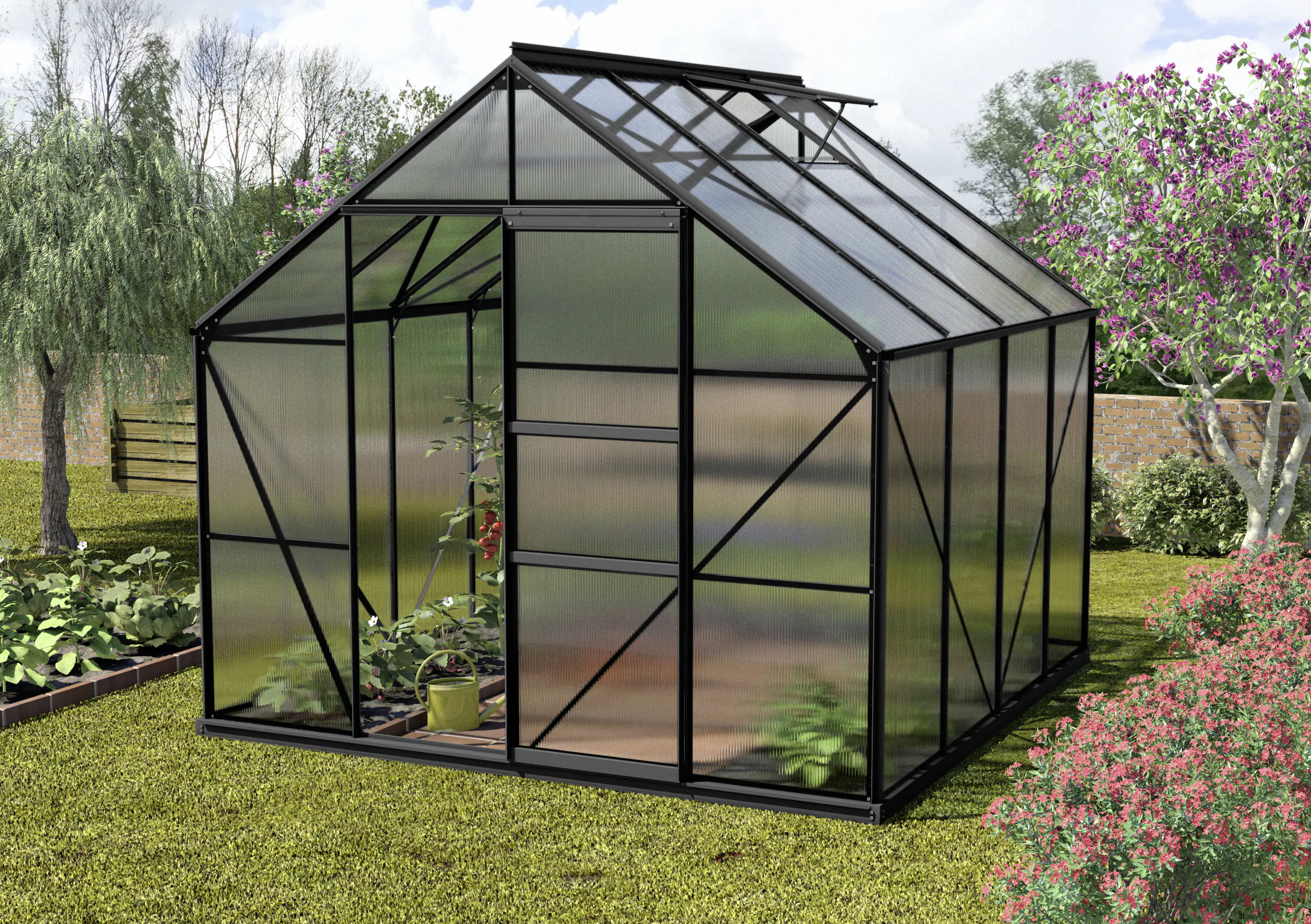 Vitavia Gewächshaus Merkur 6700 254 x 254 cm 4 mm HPK