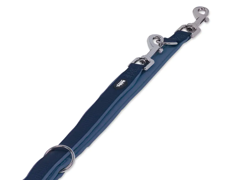 Nobby Hundeleine Führleine Classic Preno 2 m x 1,5 - 2 cm blau