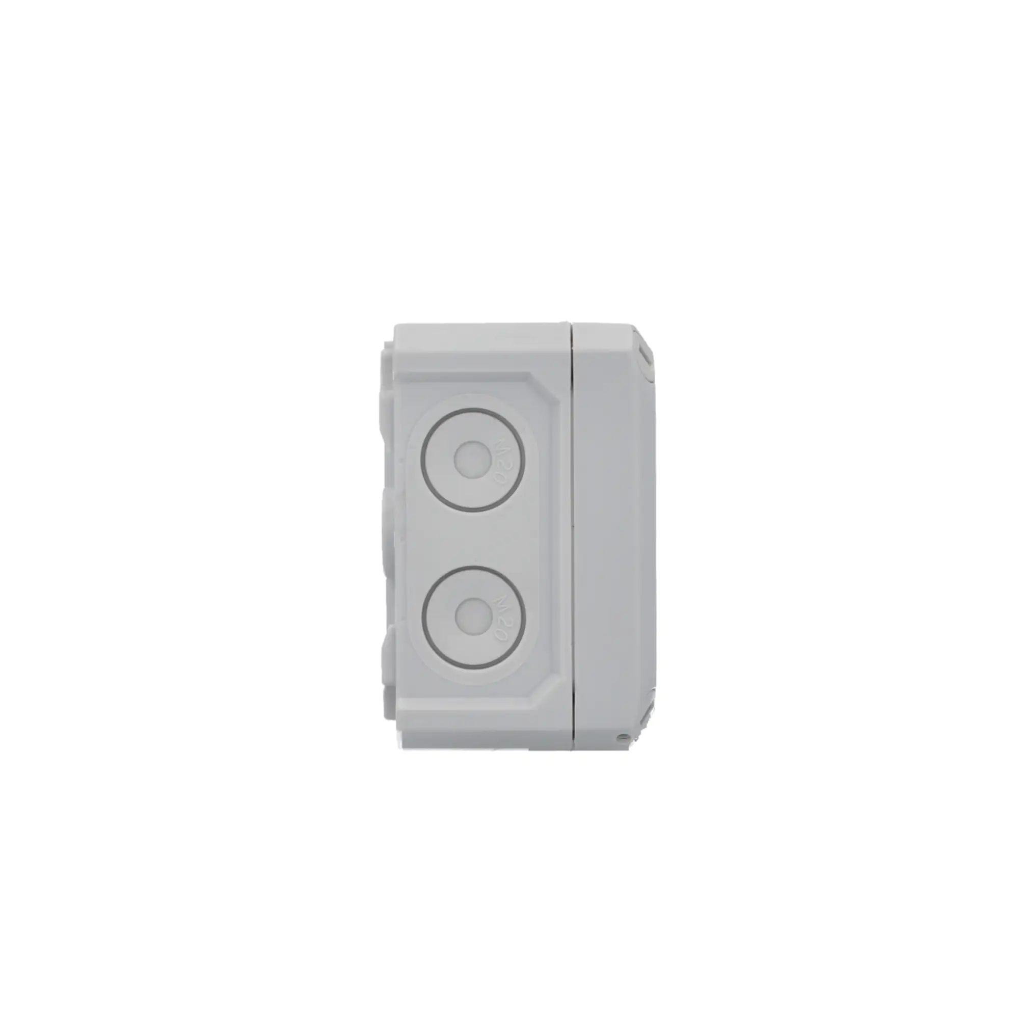 Abzweigkasten Aufputz IP66 mit Klemmleiste 85x85x54mm grau