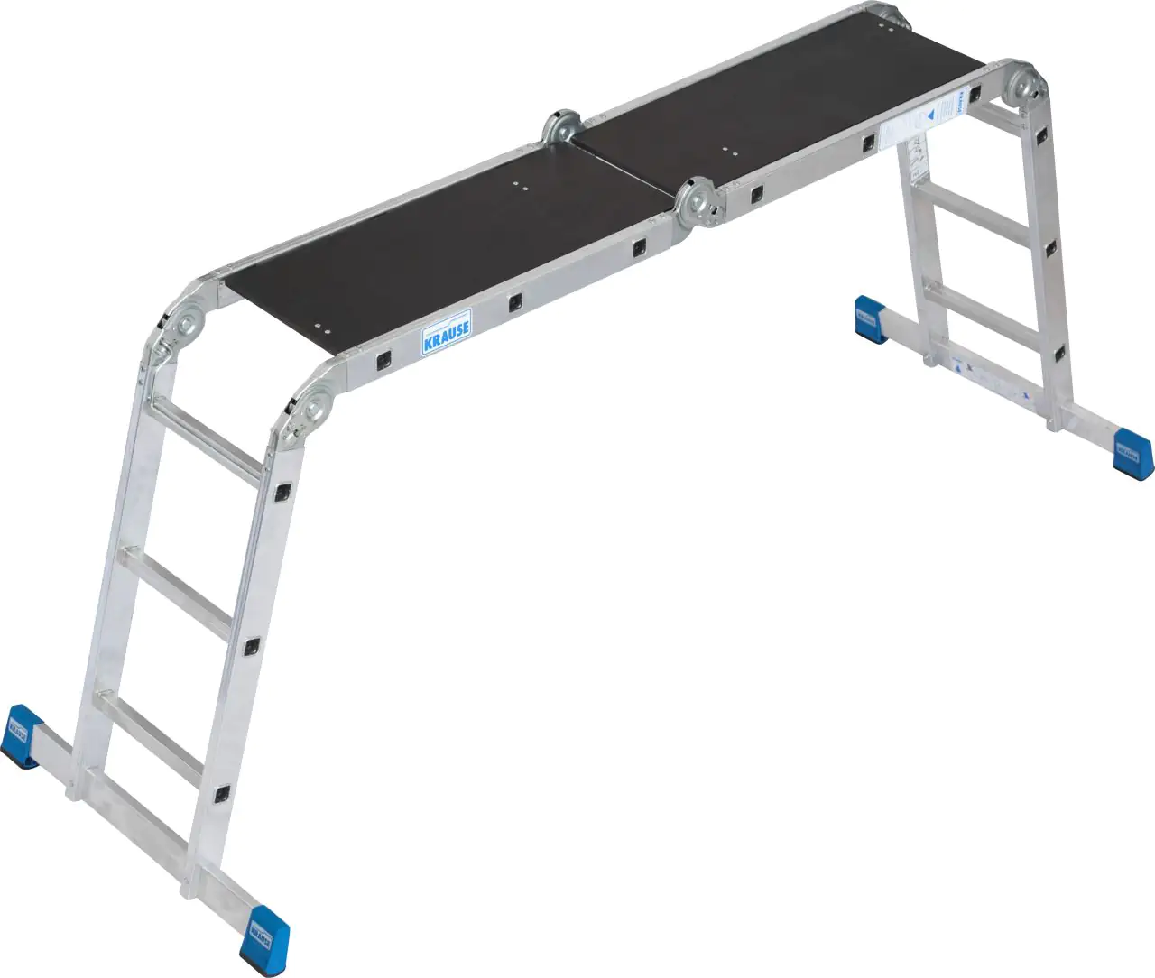 Krause Aluminium-Gelenkleiter STABILO + Multiboard 4,40 m