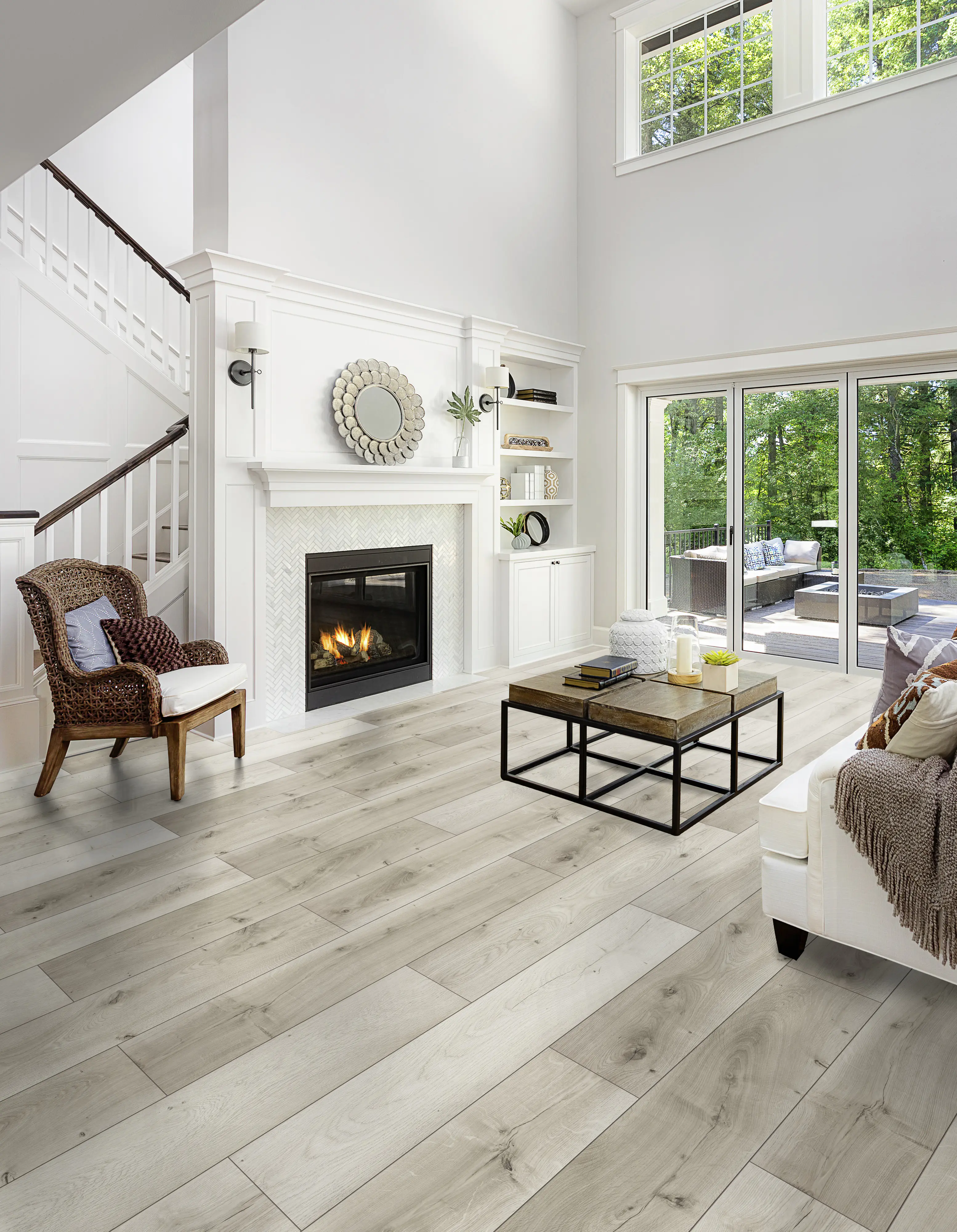 Classen Laminat Megaloc Aquaprotect 128,5 x 19,2 cm 8 mm Eiche grau mix