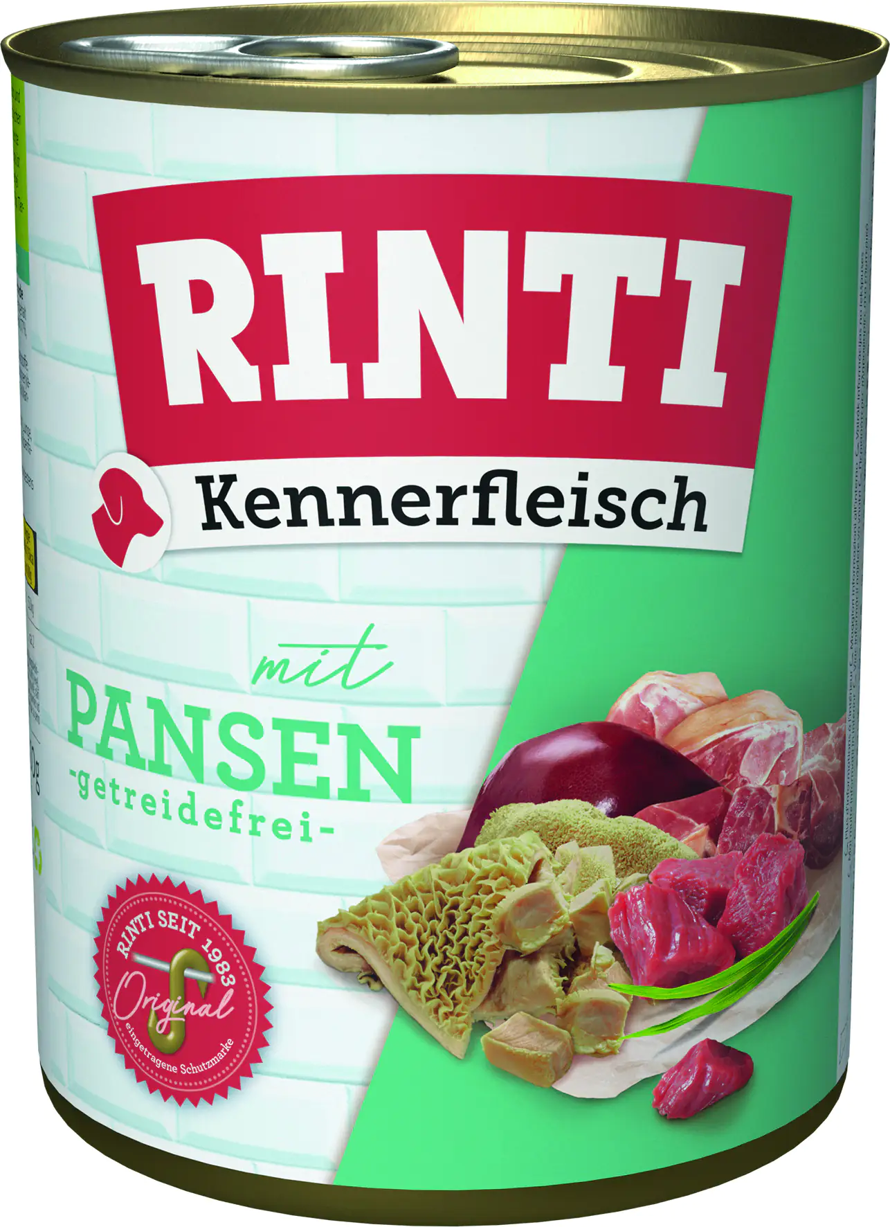 Rinti Kennerfleisch Hundenassfutter Adult getreidefrei 800 g Pansen bei Kartonabnahme
