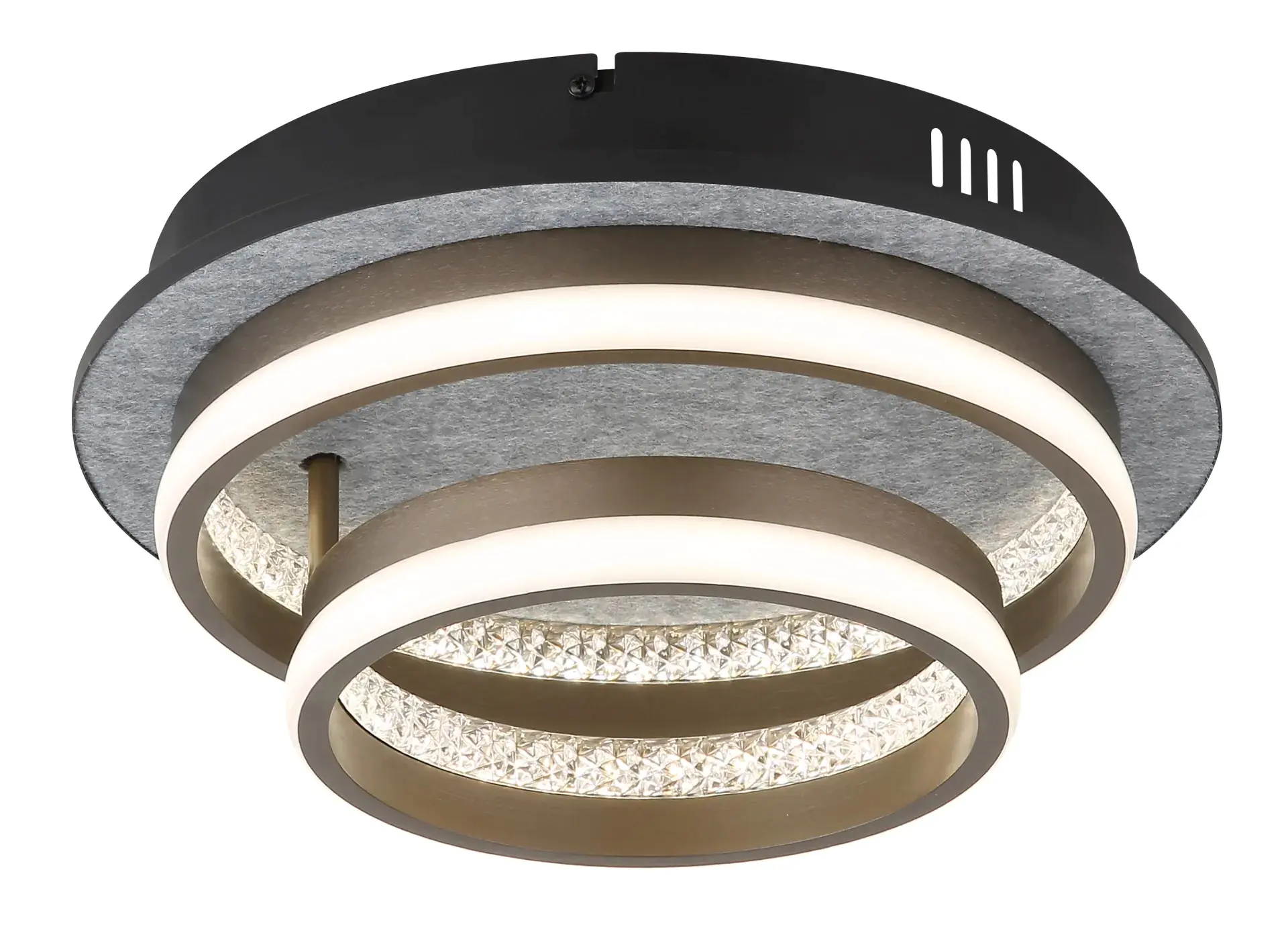 Globo LED Deckenleuchte Della 2 Ringe