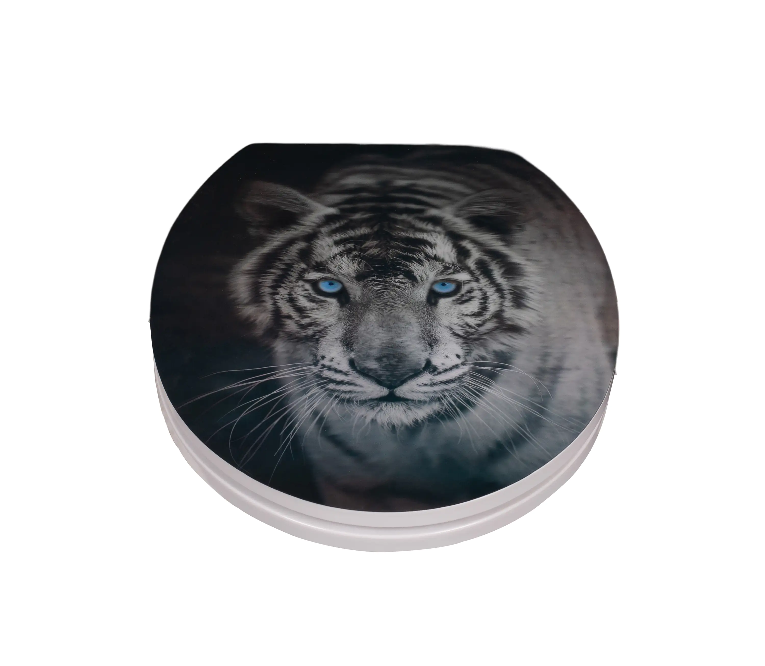 Primaster WC-Sitz mit Absenkautomatik Tiger 3D weiß