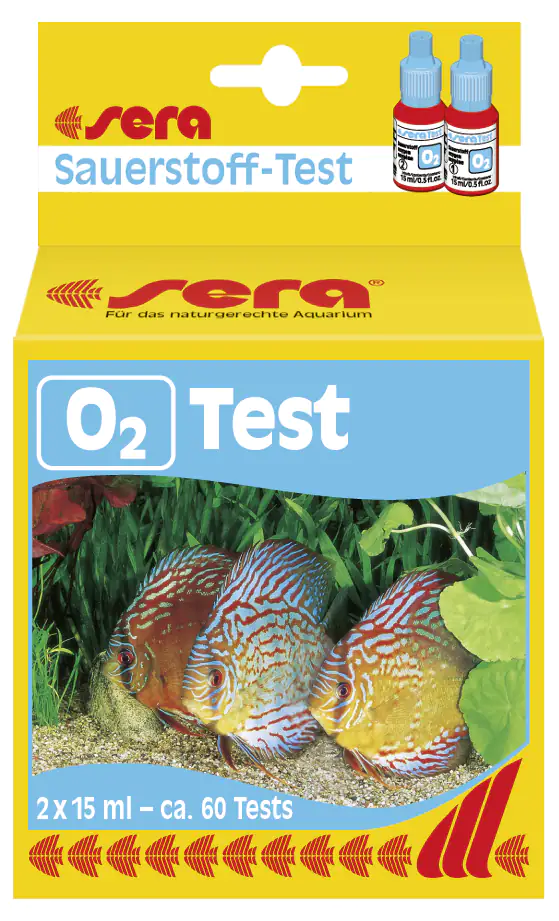 Sera Aquariumwassertester Sauerstoff O2 Test 15 ml