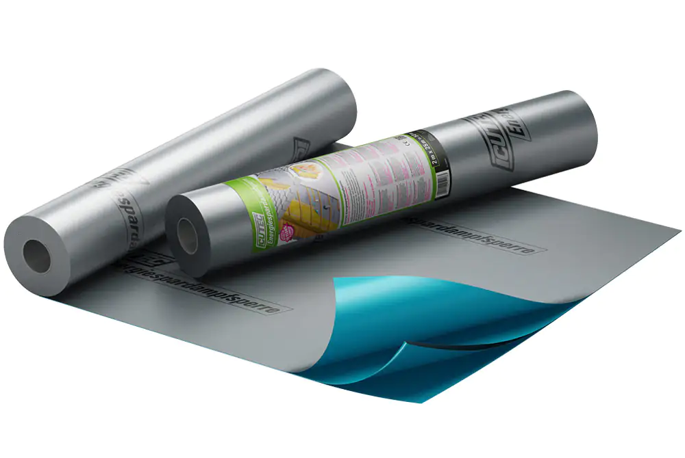 ICUTEC Energiespardampfsperre 12,5 x 2 m = 25 m² silber-blau