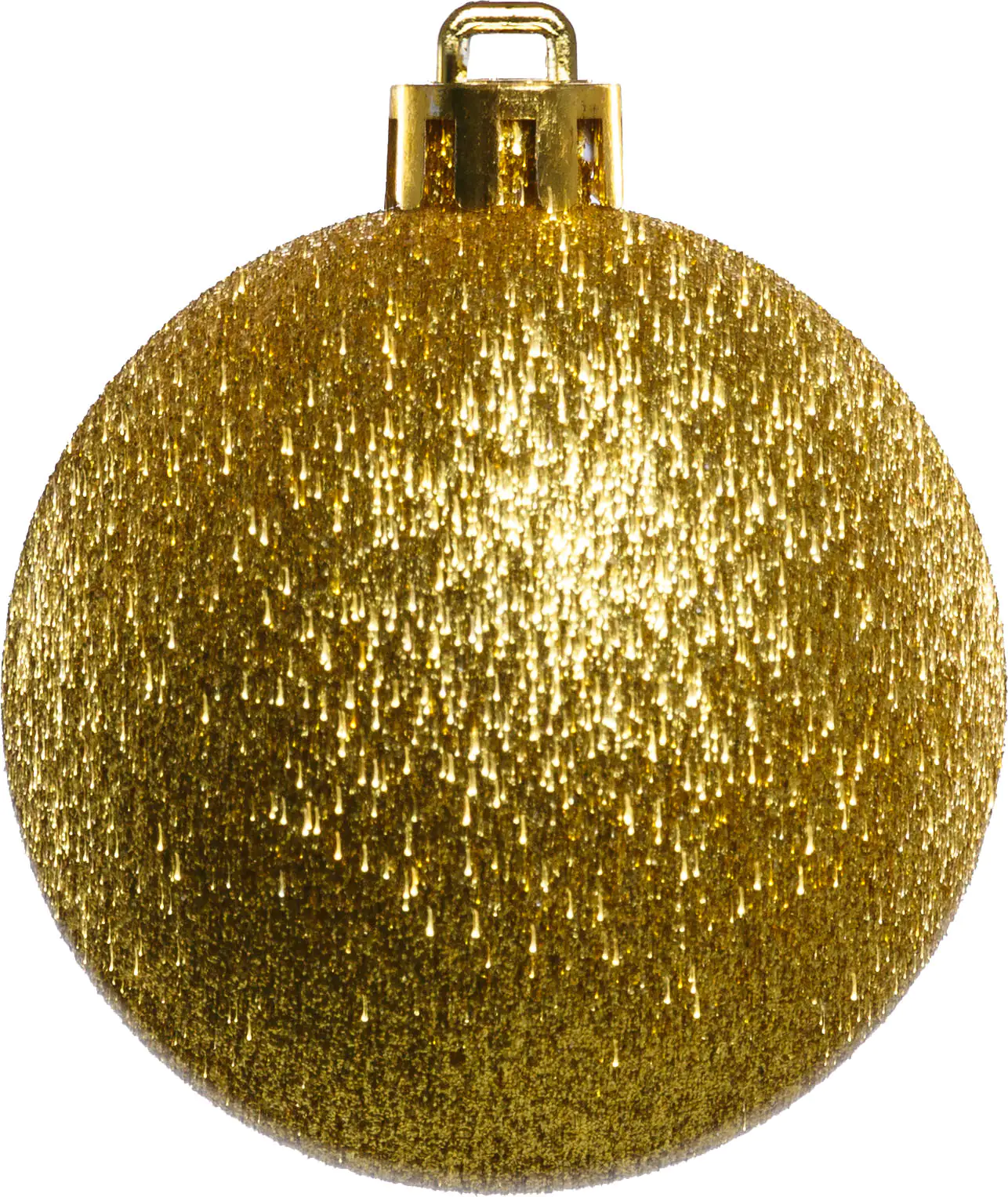 TrendLine Weihnachtskugeln bruchfest, langlebig Ø 6 cm gold 25 Stück