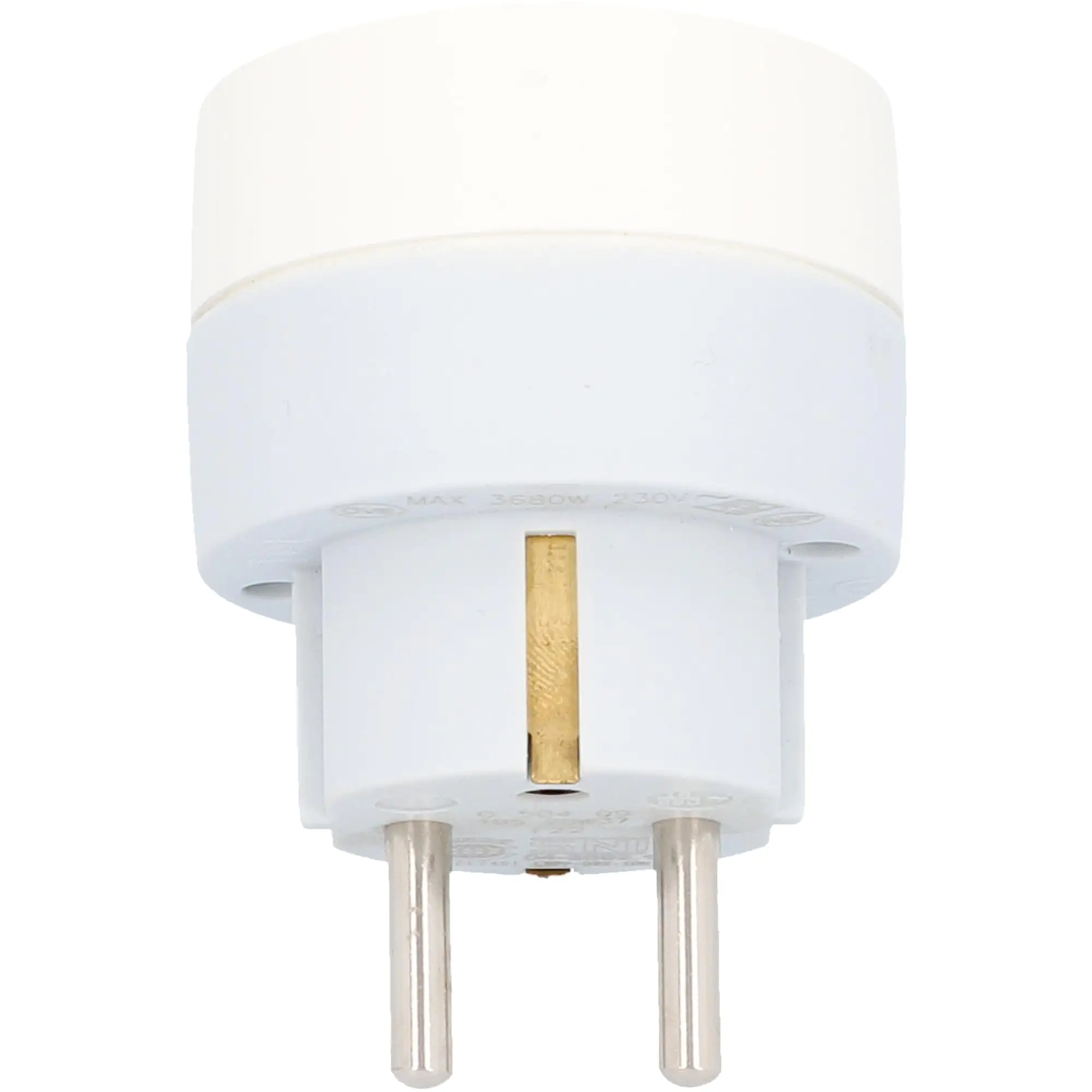 LEGRAND Schutzkontakt-Stecker Schalter beleuchtet weiß