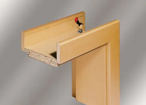 Borne Zarge CPL Buche 86 cm DIN links