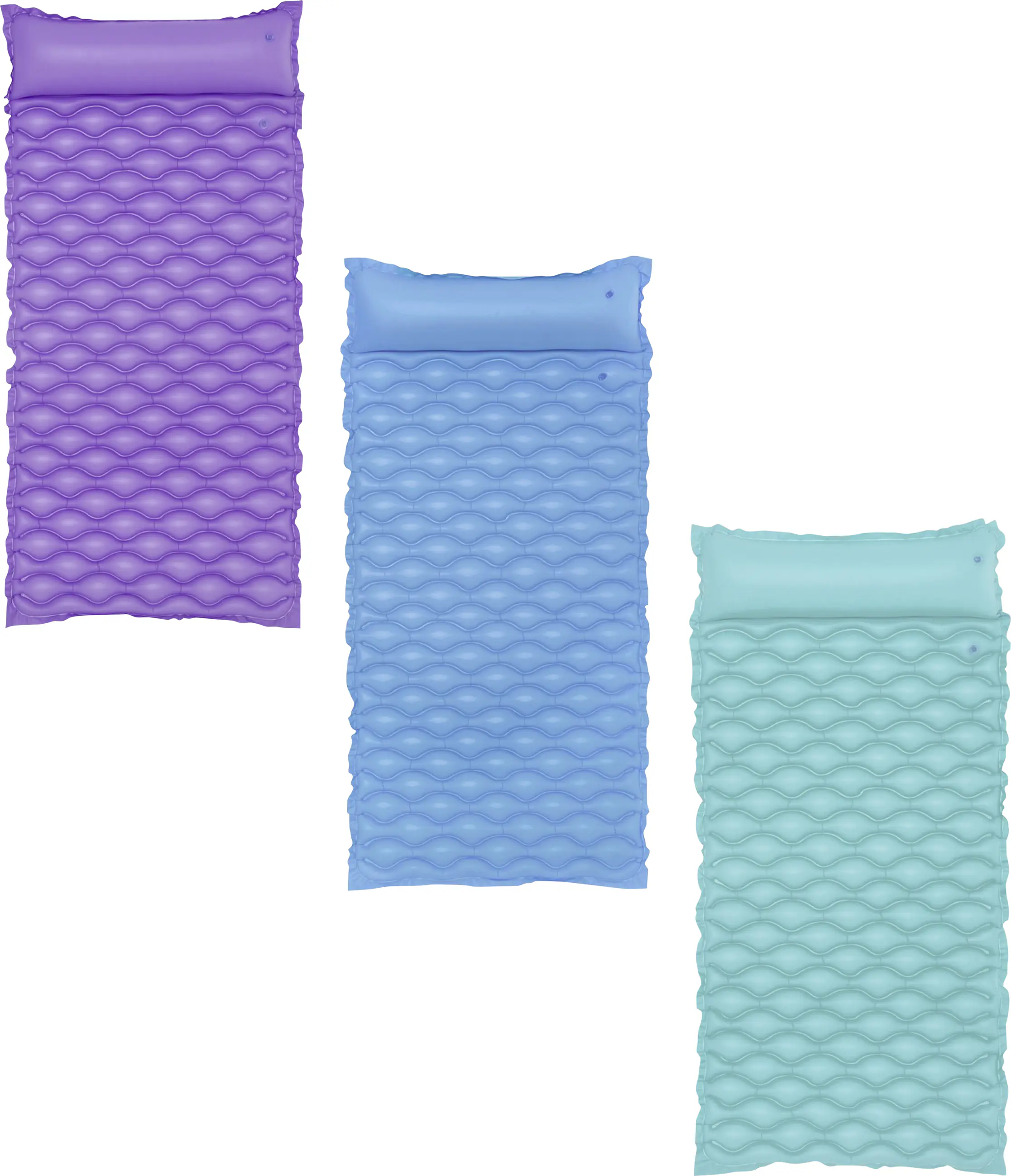 Bestway Luftmatratze Float 'n Roll 213 x 86 cm mit Kopfstütze