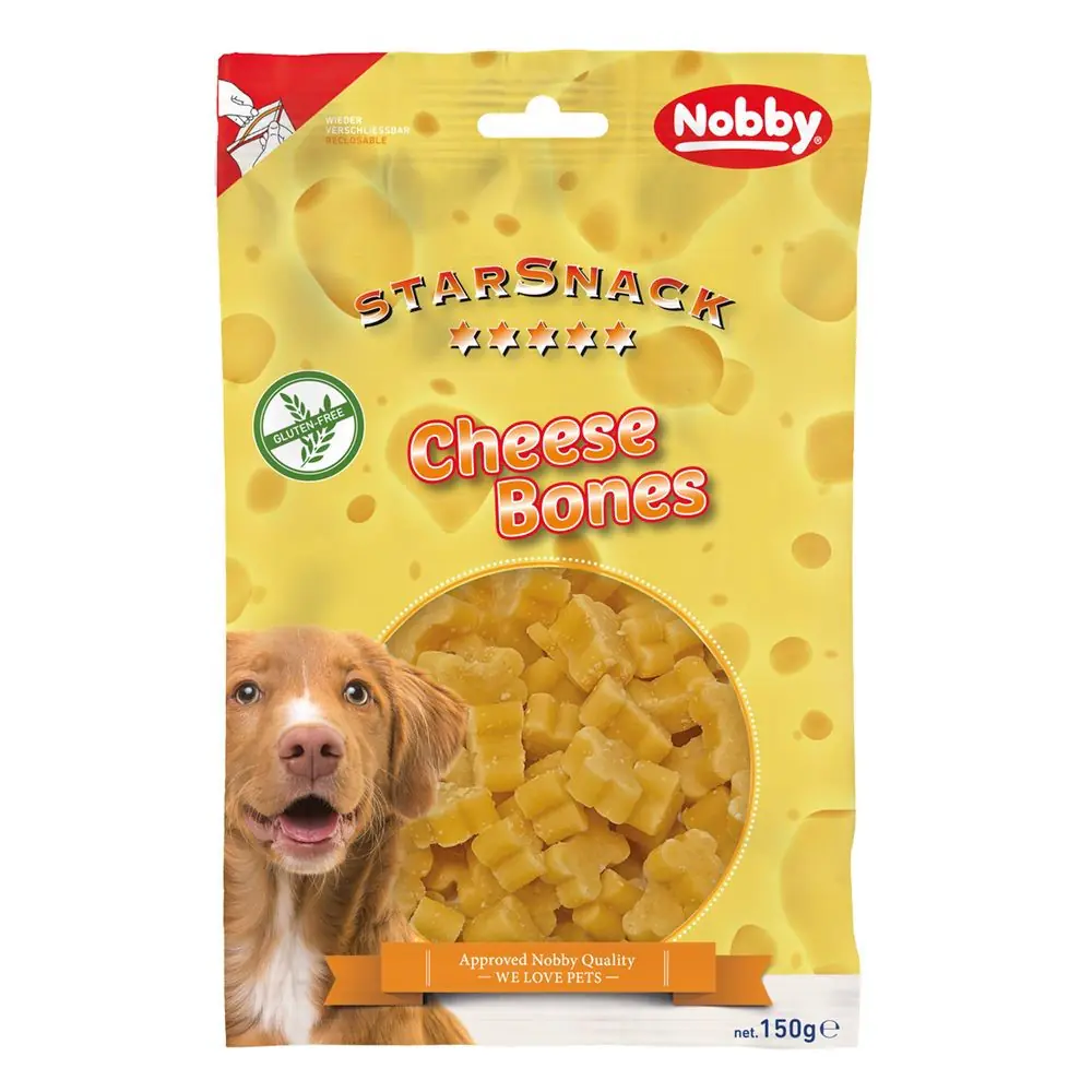 Nobby Hundesnack Adult glutenfrei StarSnack 150 g Cheese Bones